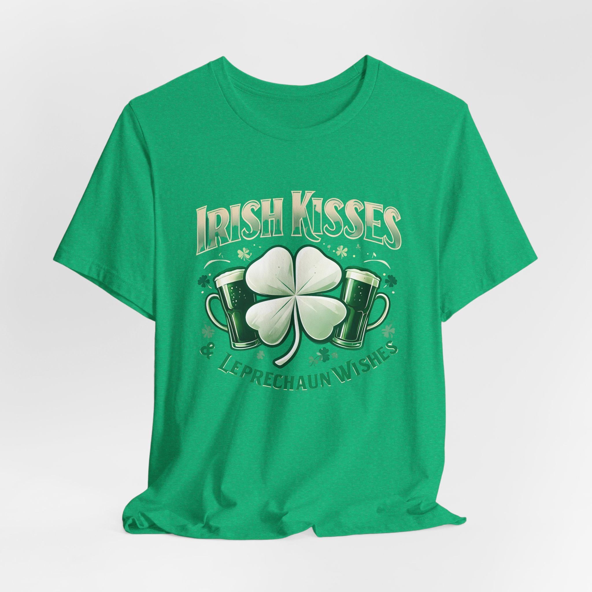 IRISH KISSESS SHIRT for Women | Festive St. Patrick's Day Top | St Patricks Day Shamrock Shirt | Ladies Saint Patrick's Day Shirt | clothing