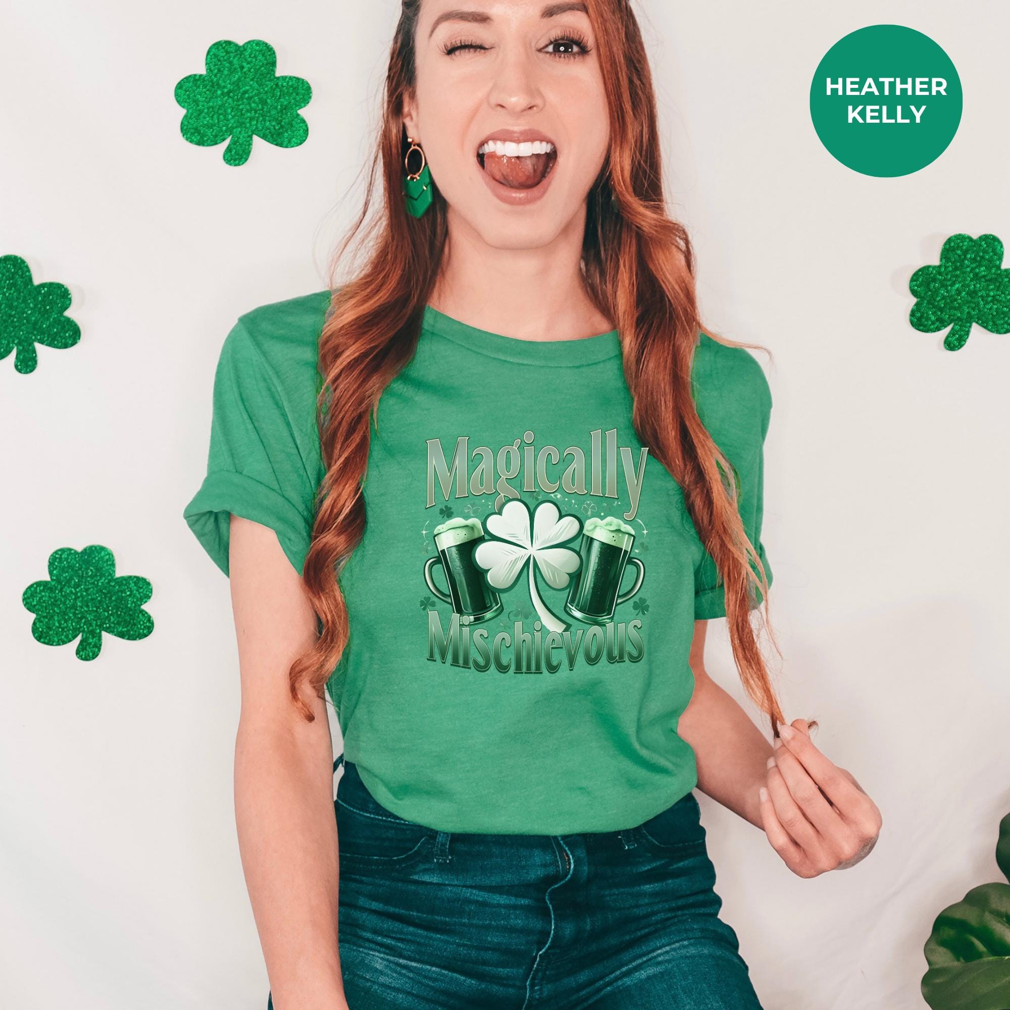 Green shirt For St Patricks Day | St. Patrick's Day Shirt | Saint Patrick's | Gift For Her |  Gift for mom | womens clothing | tshirts