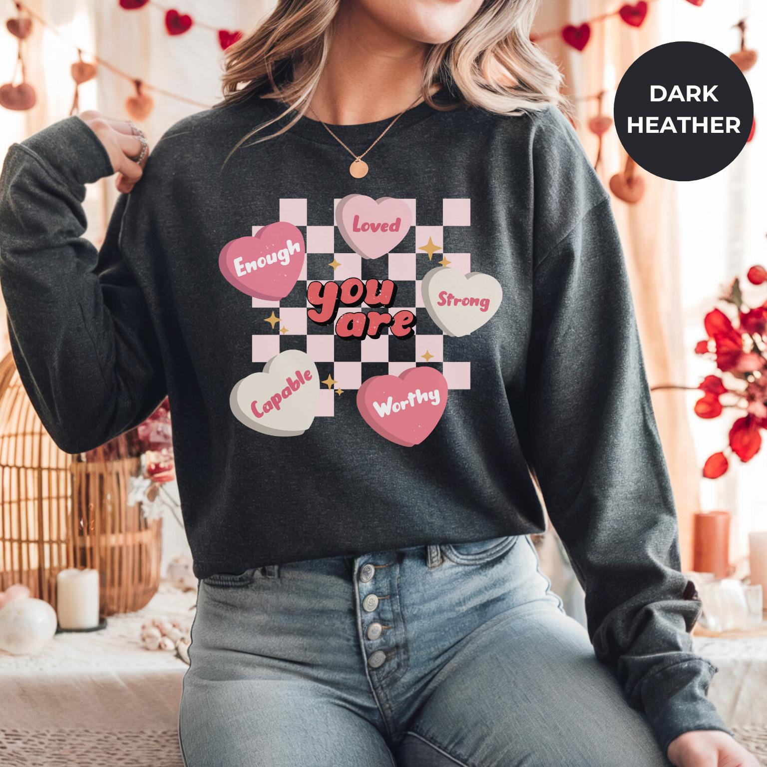 Valentines Day Sweatshirt, Comfy Matching Sweatshirt, Cute Couples Gift, Love-themed Top