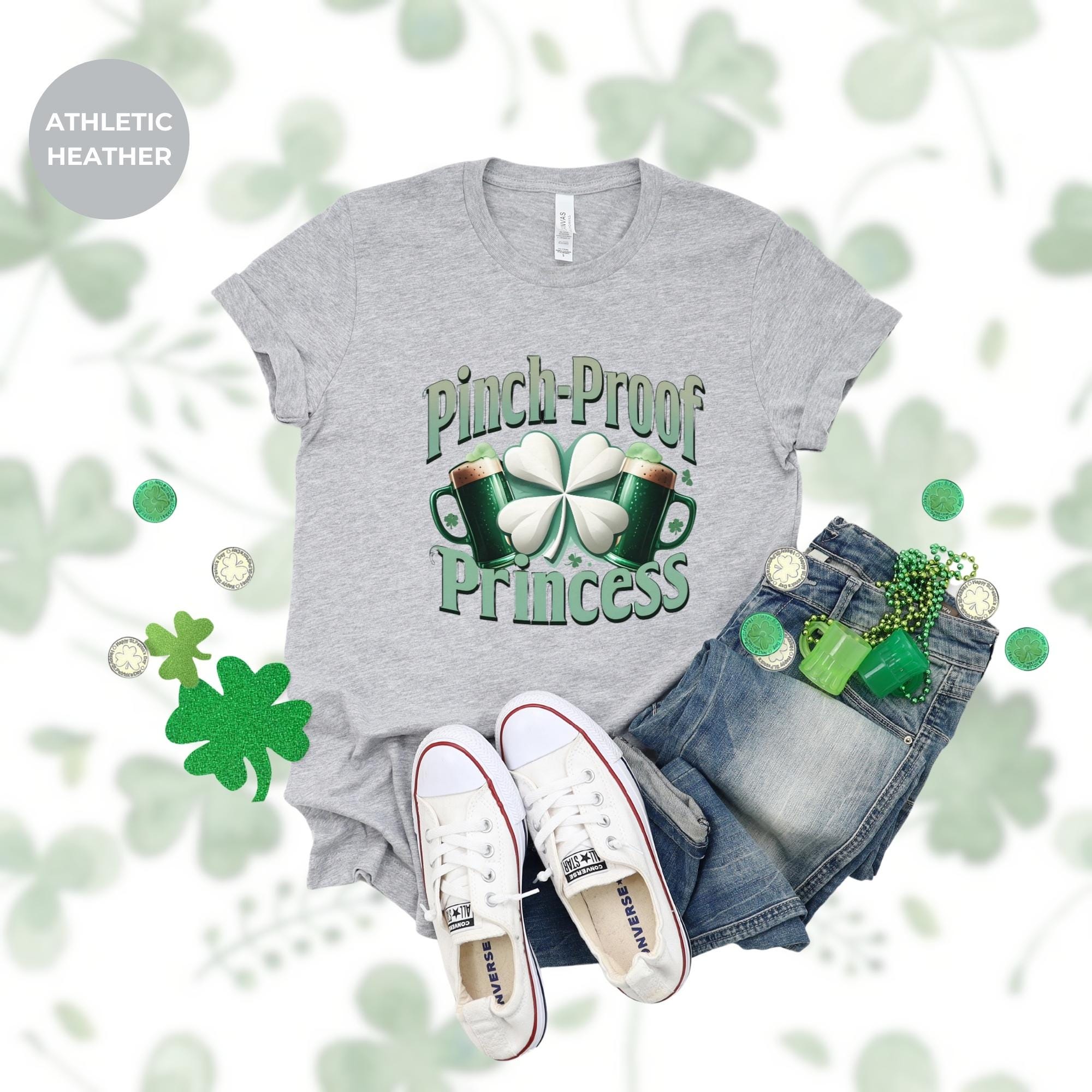 Pinch proof princess - Shamrock Gift For St Patricks Day | St. Patrick's Day Shirt | Saint Patrick's | Gift For Her - Personalized clothing