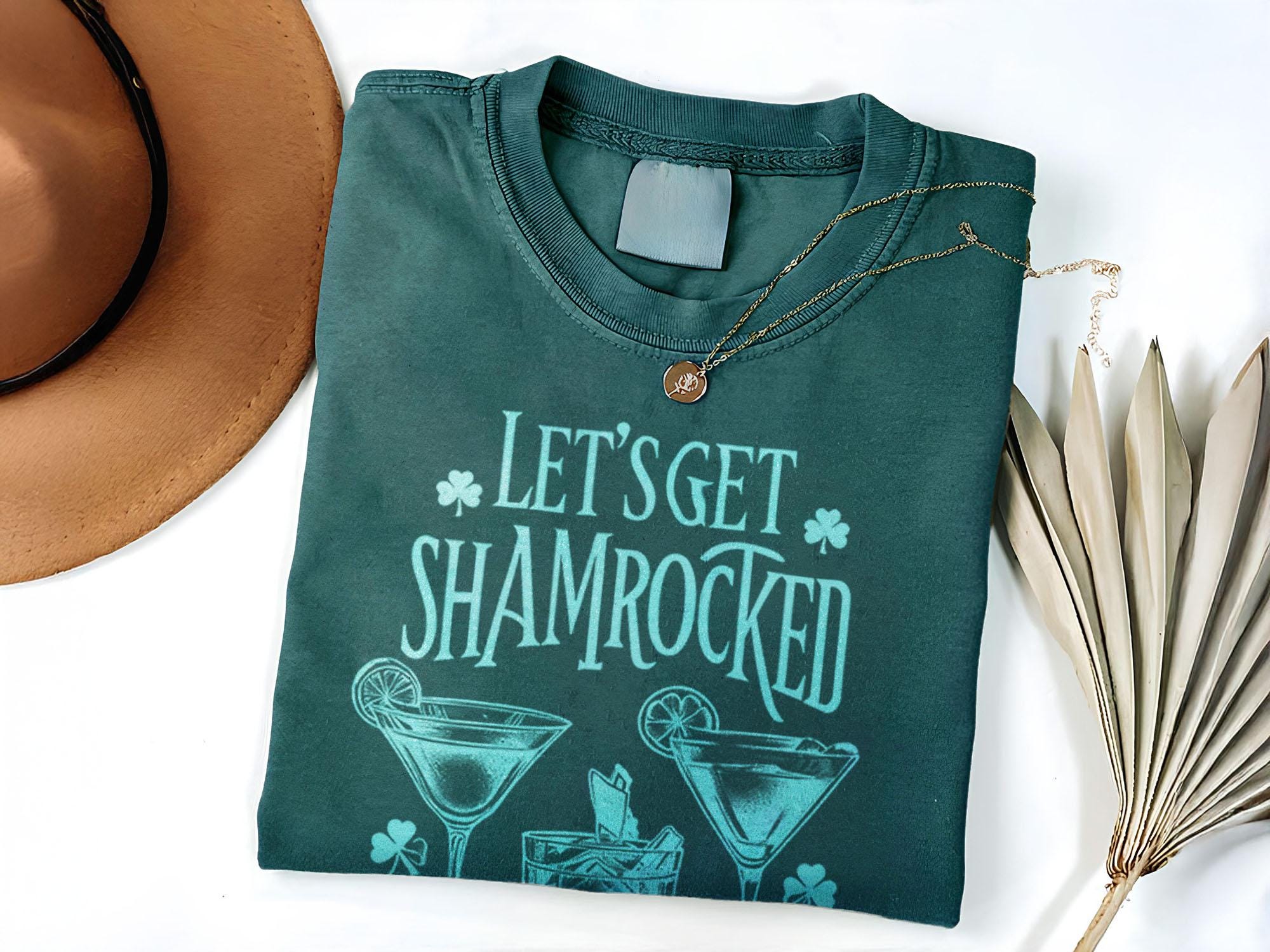 Shamrocked T-Shirt, Let's Get Shamrocked Tee, St. Patrick's Day Shirt, Unisex Party T-Shirt, Cheers Celebration Top