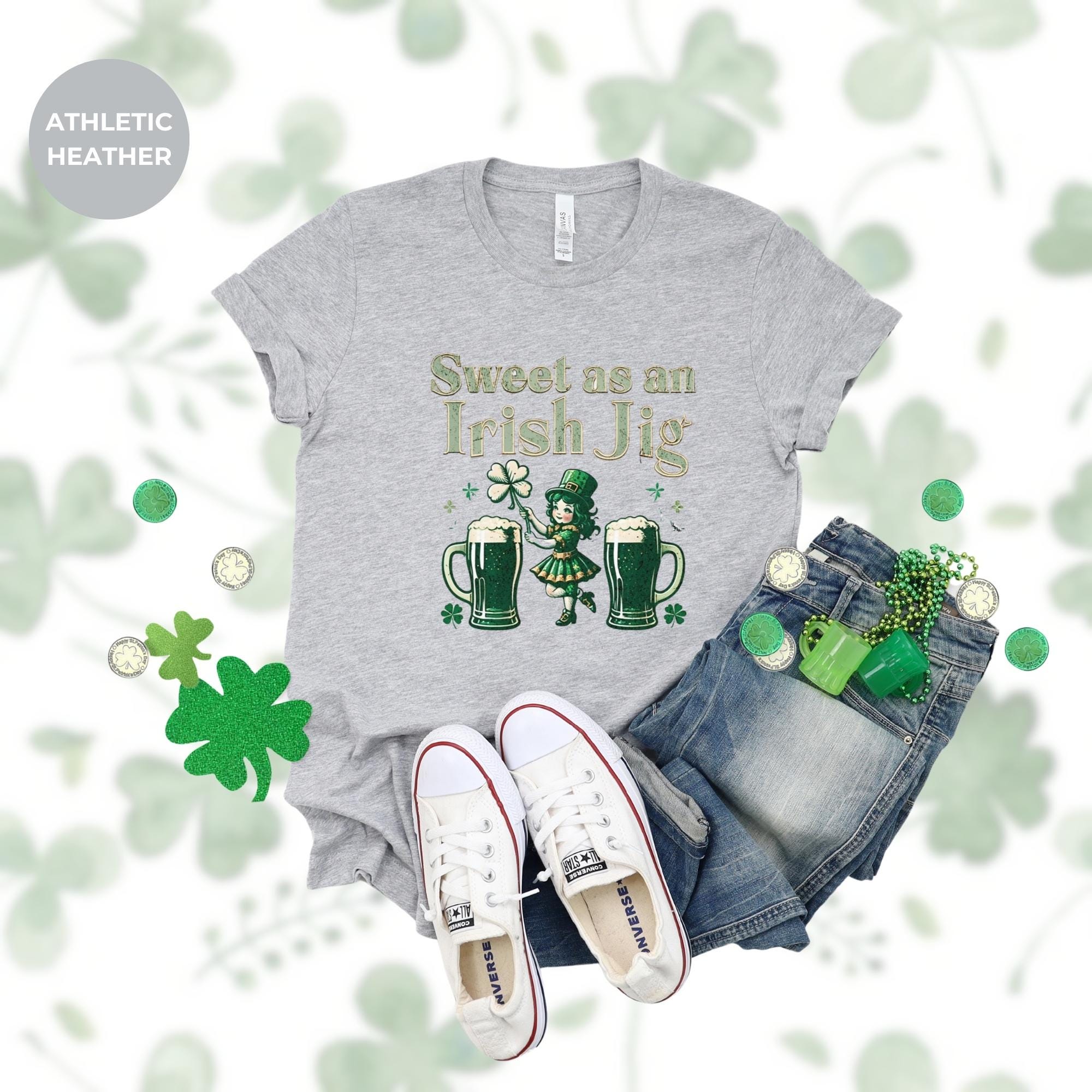 Sweet as an irish jig - Saint Patrick's Day Shirt | St. Patrick's Day Shirt | Shamrock Gift | mockup tshirt | Festive Wear | gift for mom