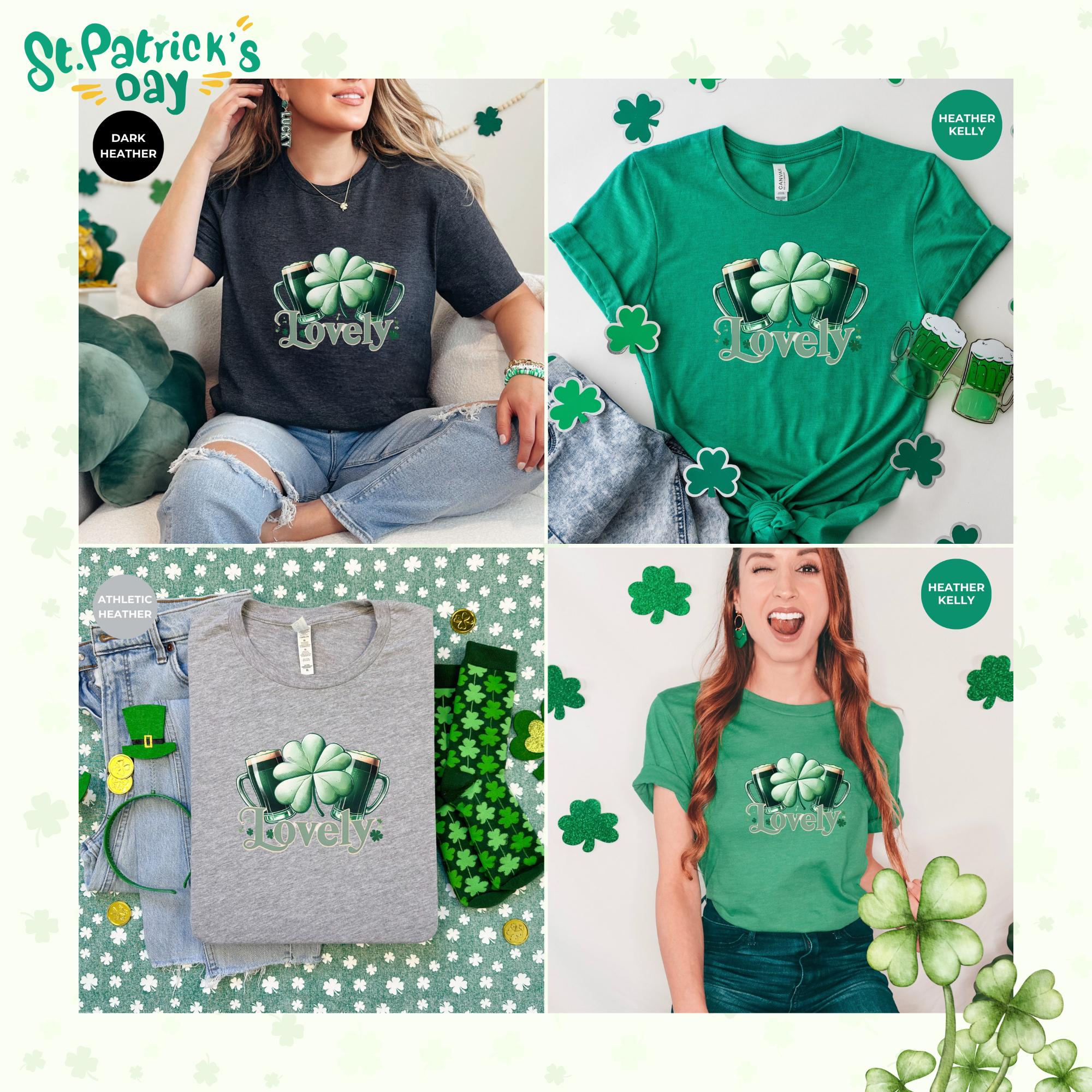 Lovely Shamrock Shirt for St Patricks Day | Saint Patrick's Day Shirt | Shamrock Gift For St Patricks Day | Celebrate St Patrick's- clothing