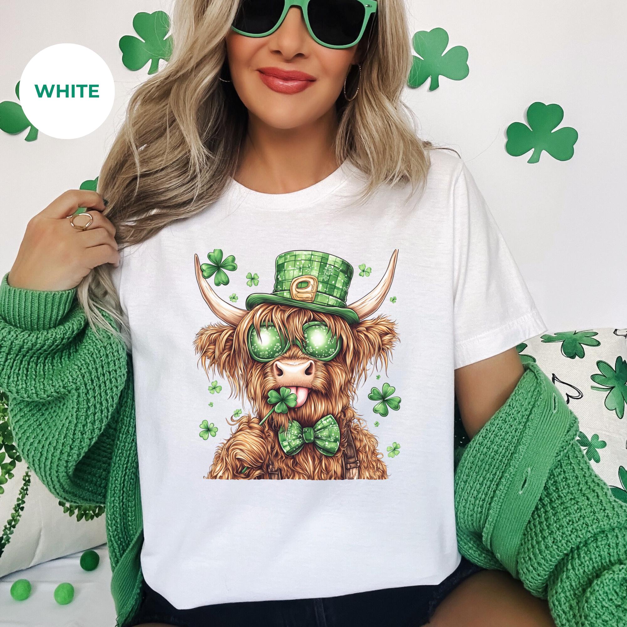 St. Patrick's Day Shirt for Women – Funny Irish Tee – Cute Lucky St. Patty’s Day TopSaint Patricks Day Shirt , Dog t shirts, tshirt women