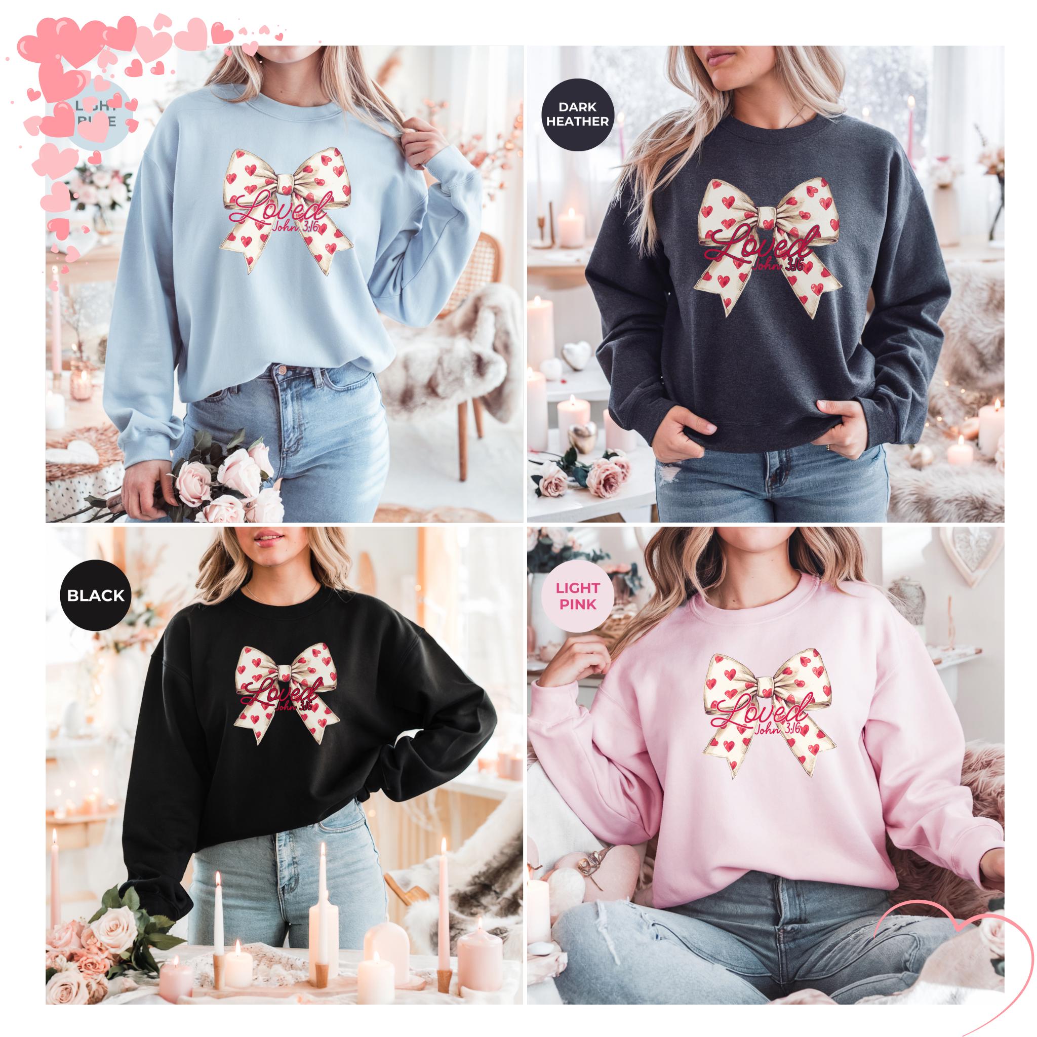 Valentine Sweatshirt, Heart Pullover, Cute & Comfy Gift, Couples Matching Sweatshirt, Romantic Top