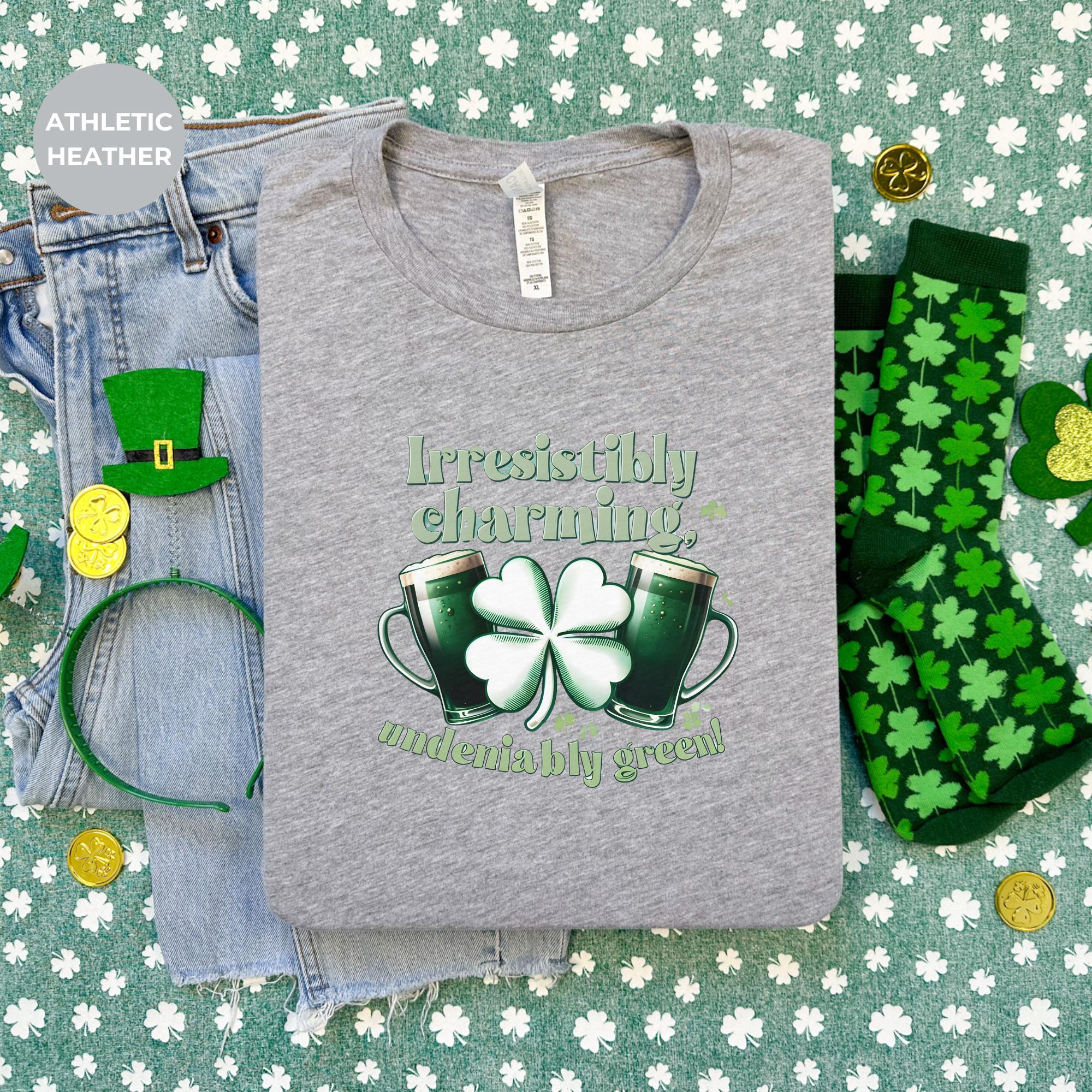 Irresistibly Charming Green Shirt | Saint Patrick's Shirt | Irish T-Shirt | Green St. Patrick's Shirt | Women's Irish Shirt | Holiday Gift