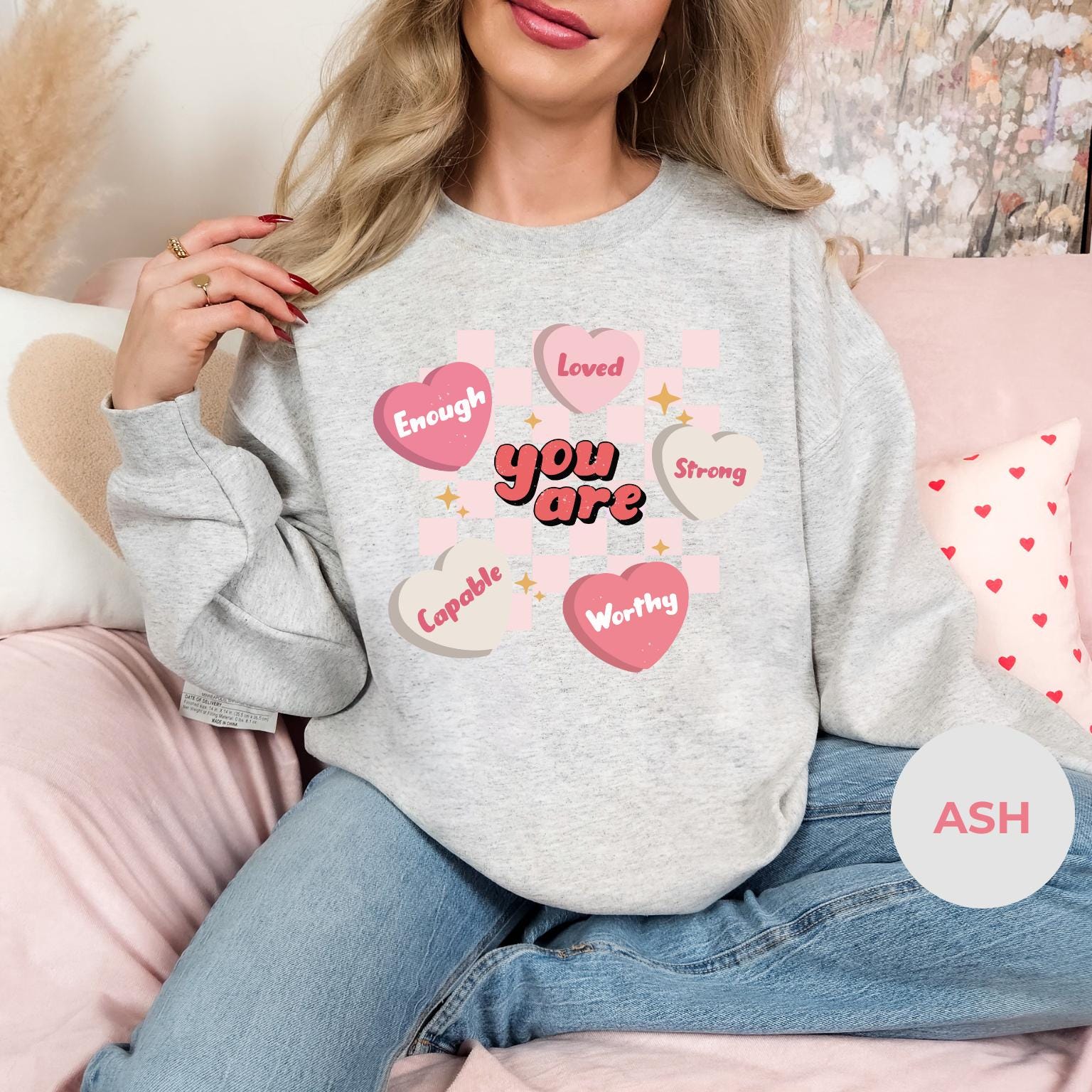 Valentines Day Sweatshirt, Comfy Matching Sweatshirt, Cute Couples Gift, Love-themed Top