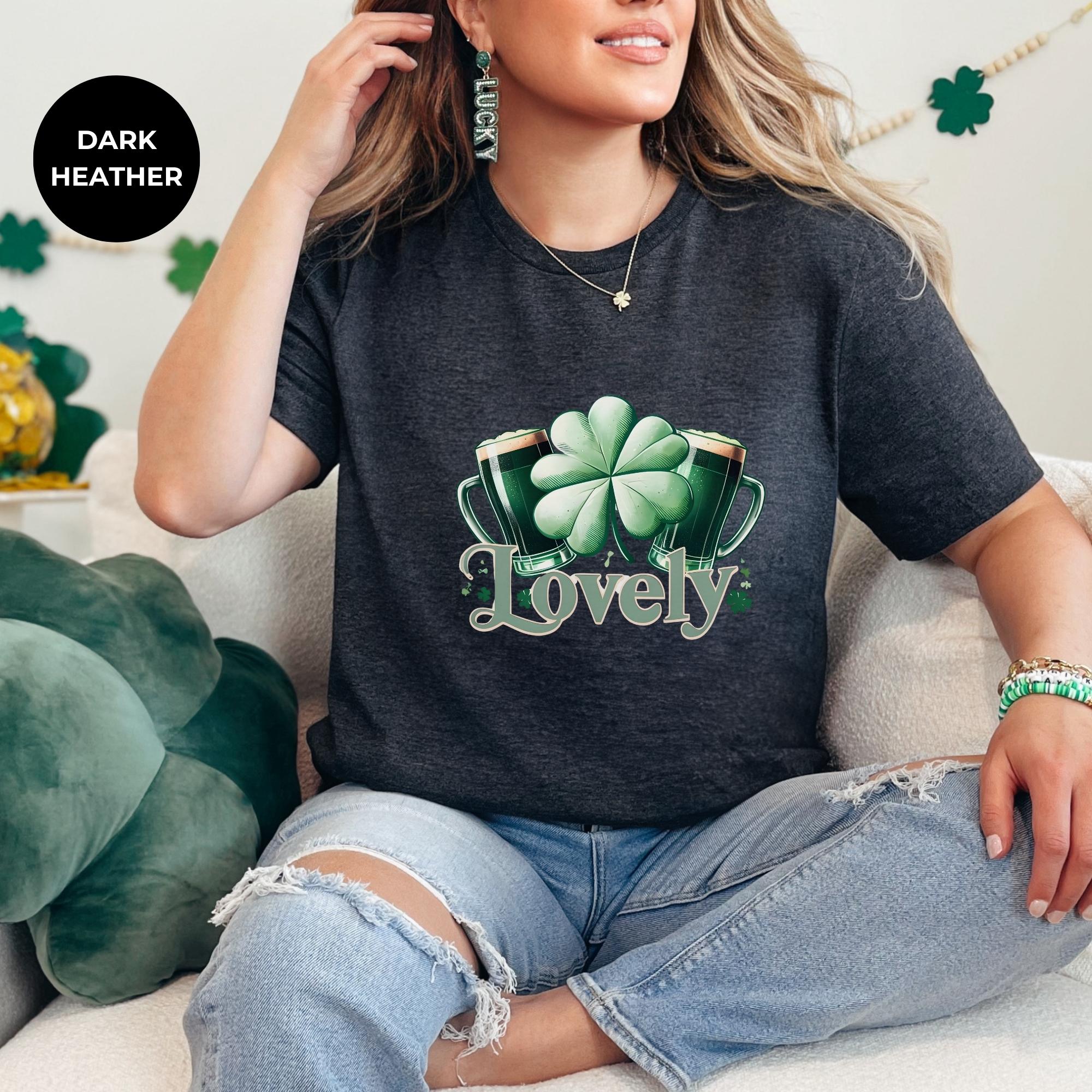 Lovely Shamrock Shirt for St Patricks Day | Saint Patrick's Day Shirt | Shamrock Gift For St Patricks Day | Celebrate St Patrick's- clothing