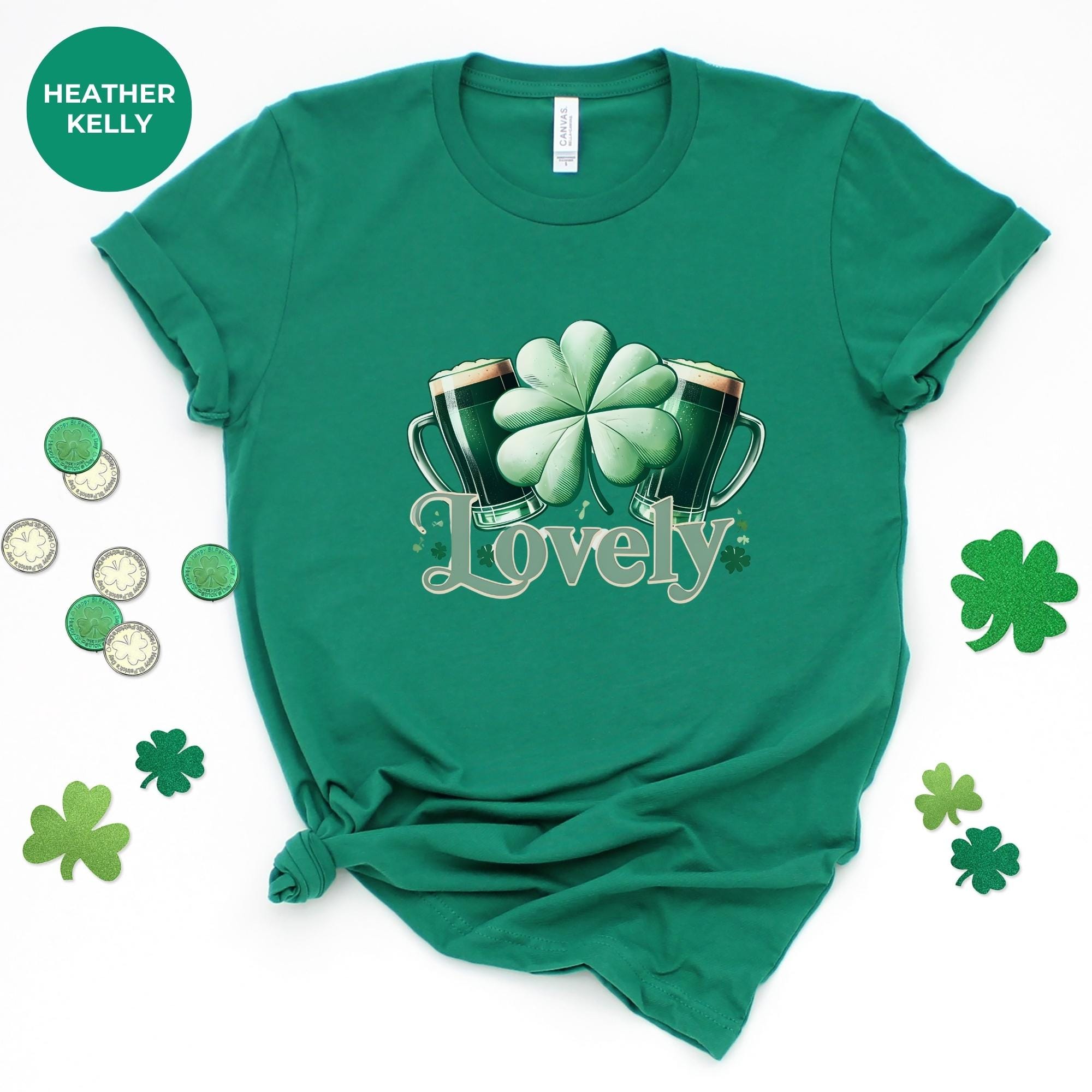 Lovely Shamrock Shirt for St Patricks Day | Saint Patrick's Day Shirt | Shamrock Gift For St Patricks Day | Celebrate St Patrick's- clothing