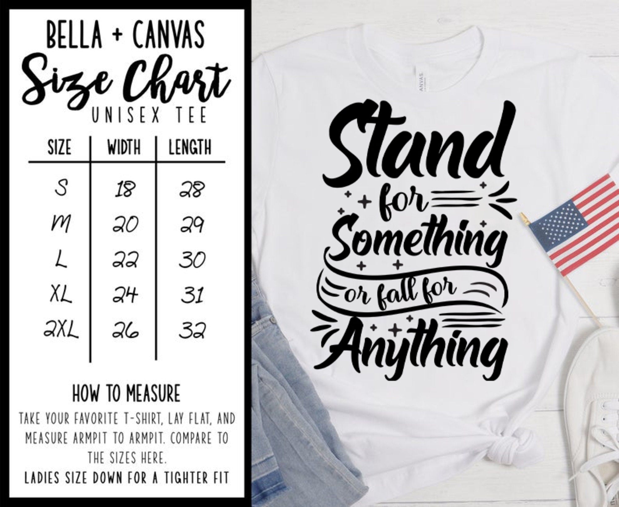 Stand For Something Or Fall For Anything T-Shirts | Religion Shirt | Cute Fall Shirts | Positive Message Shirt | Relaxed Tees | Teacher Tee