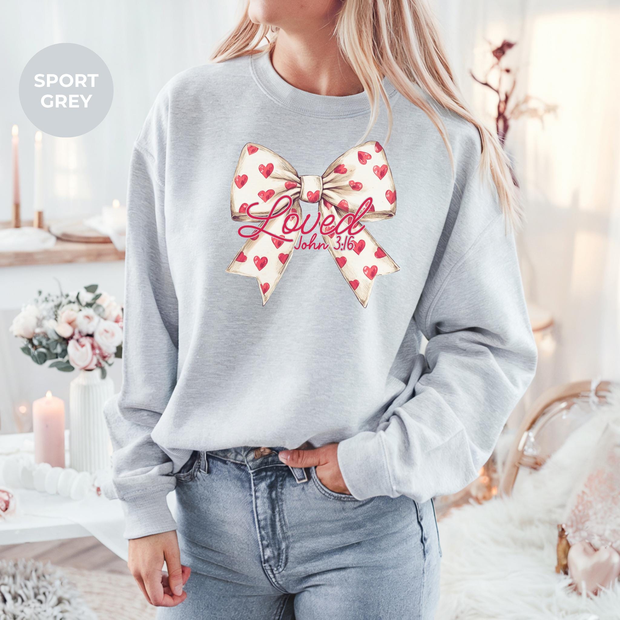 Valentine Sweatshirt, Heart Pullover, Cute & Comfy Gift, Couples Matching Sweatshirt, Romantic Top