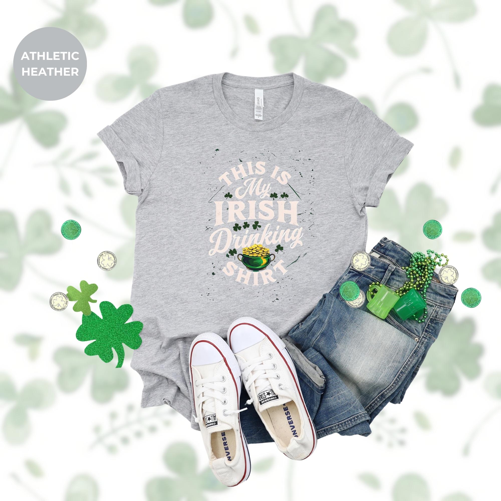 Irish shirt for St. Patrick's Day T-Shirt for Women | Irish Shirt | Lucky Clover Tee | Green Shirt | Festival Apparel | Celebration Top