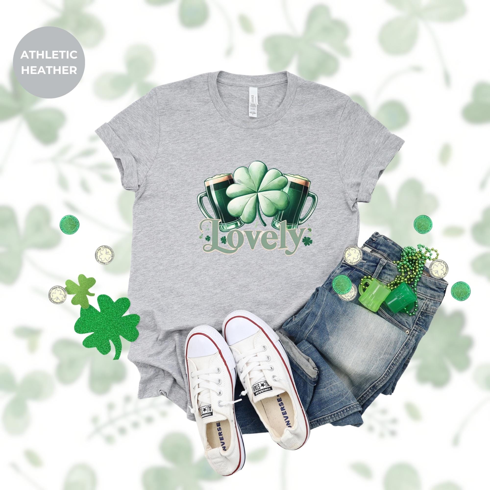 Lovely Shamrock Shirt for St Patricks Day | Saint Patrick's Day Shirt | Shamrock Gift For St Patricks Day | Celebrate St Patrick's- clothing