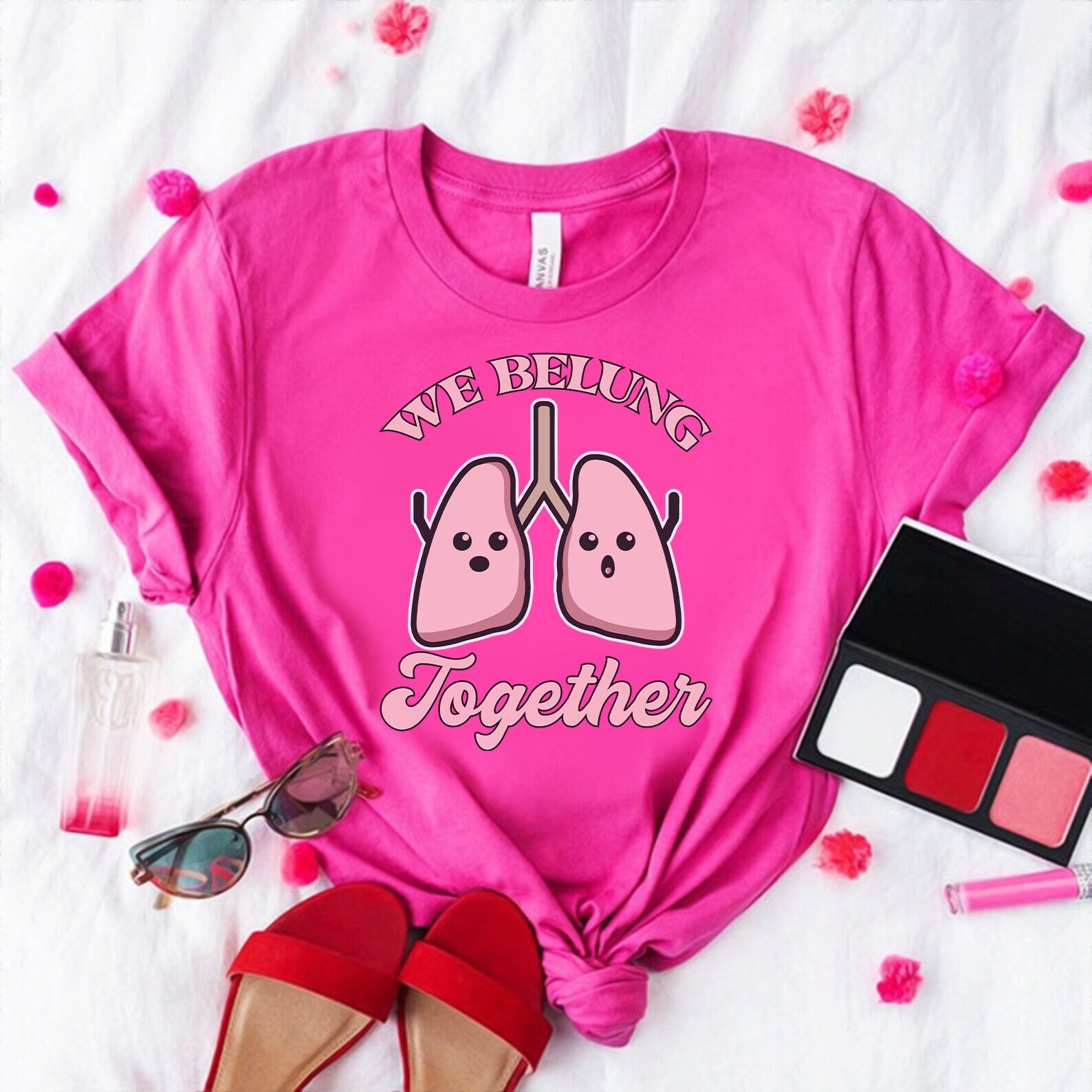 Nurse Valentines Shirt | We Belung Together T-shirt | Respiratory Rt Lung Shirt - Supper Soft Valentine Shirt for the Nurse in your life!