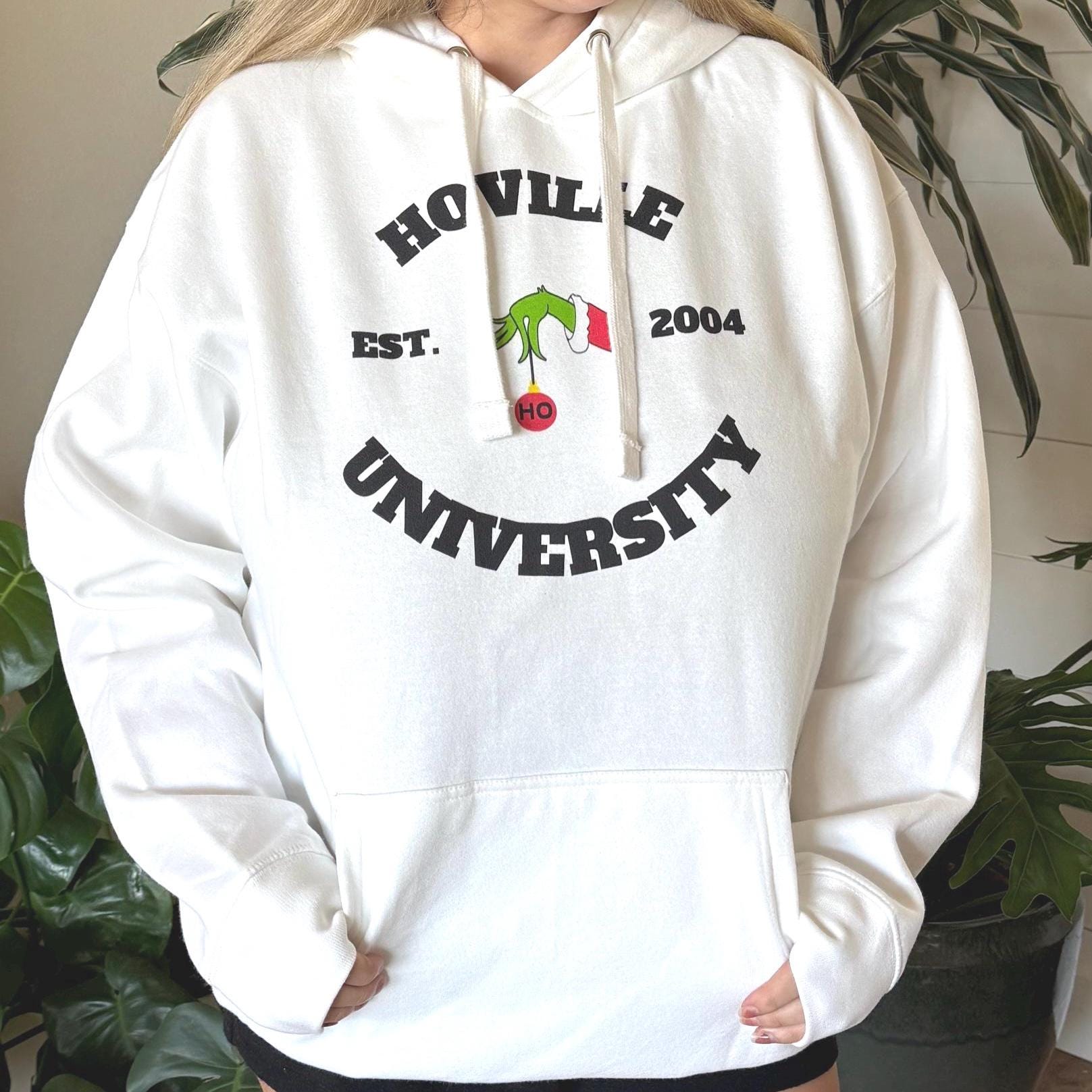 Christmas Whoville - Hoville University (Customizable Year) Sweatshirt, Personalized Christmas Gift, Xmas Party Shirt, Christmas Family Gift