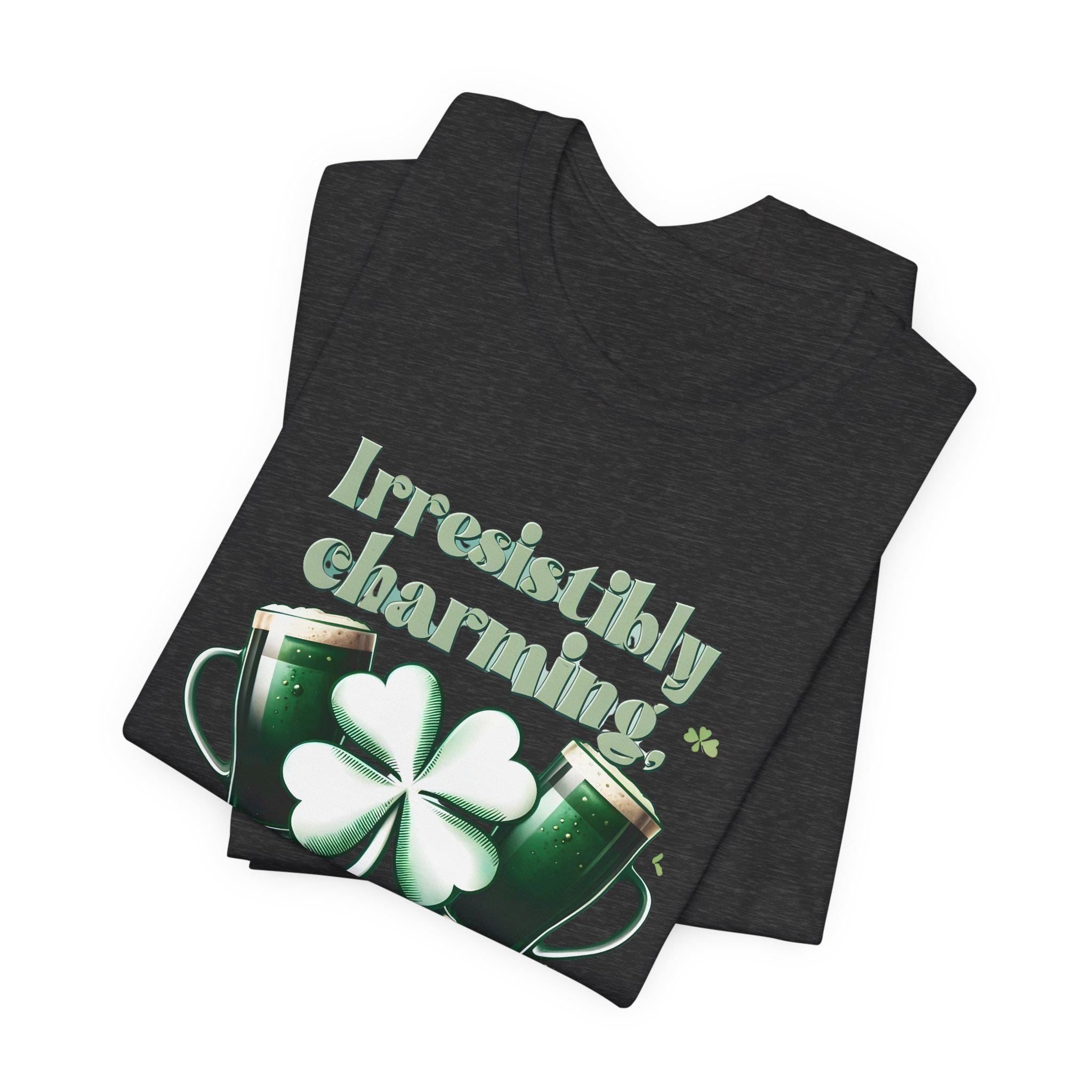 Irresistibly Charming Green Shirt | Saint Patrick's Shirt | Irish T-Shirt | Green St. Patrick's Shirt | Women's Irish Shirt | Holiday Gift