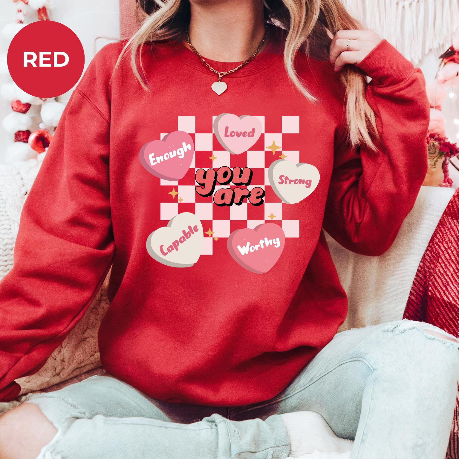 Valentines Day Sweatshirt, Comfy Matching Sweatshirt, Cute Couples Gift, Love-themed Top