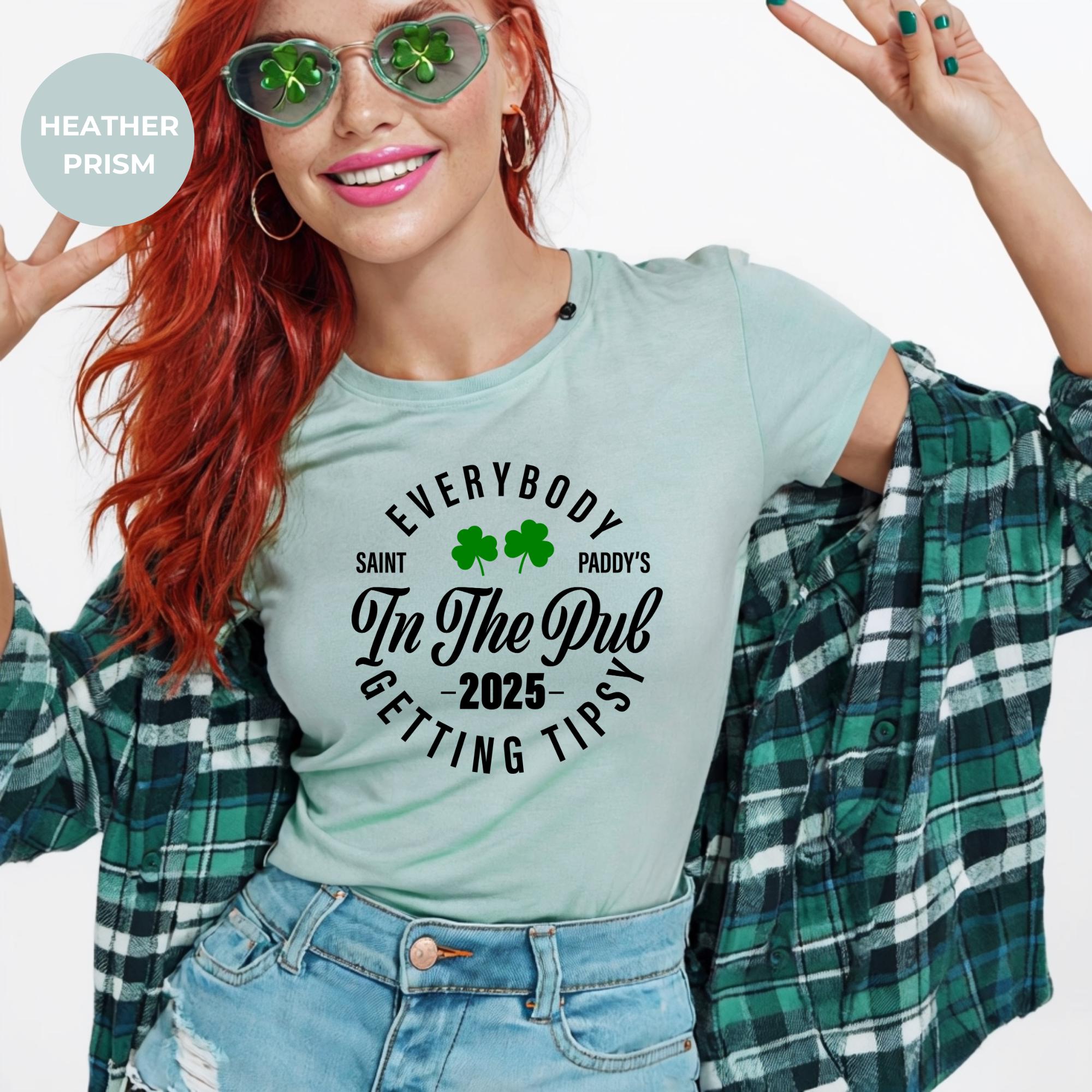 St Patrick's Day Shirt for Women | Gift for her | Cute Lucky St Patty's Day Saint Patricks Day Shirt | personalized clothing, custom tshirt