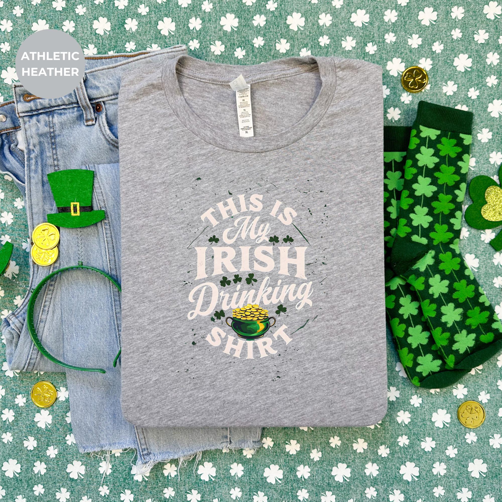 Irish shirt for St. Patrick's Day T-Shirt for Women | Irish Shirt | Lucky Clover Tee | Green Shirt | Festival Apparel | Celebration Top