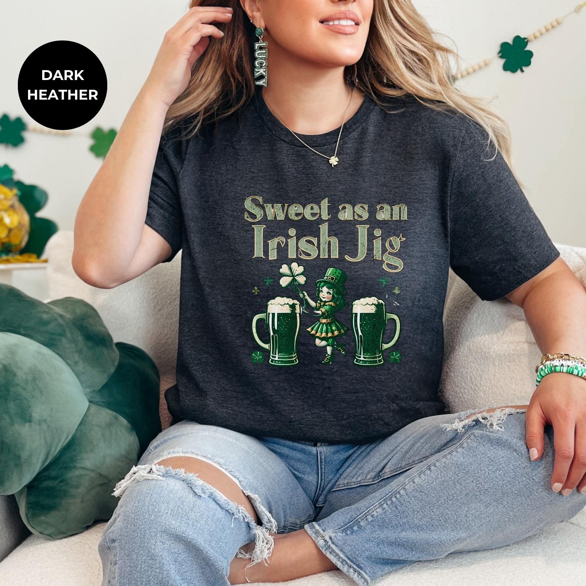 Sweet as an irish jig - Saint Patrick's Day Shirt | St. Patrick's Day Shirt | Shamrock Gift | mockup tshirt | Festive Wear | gift for mom