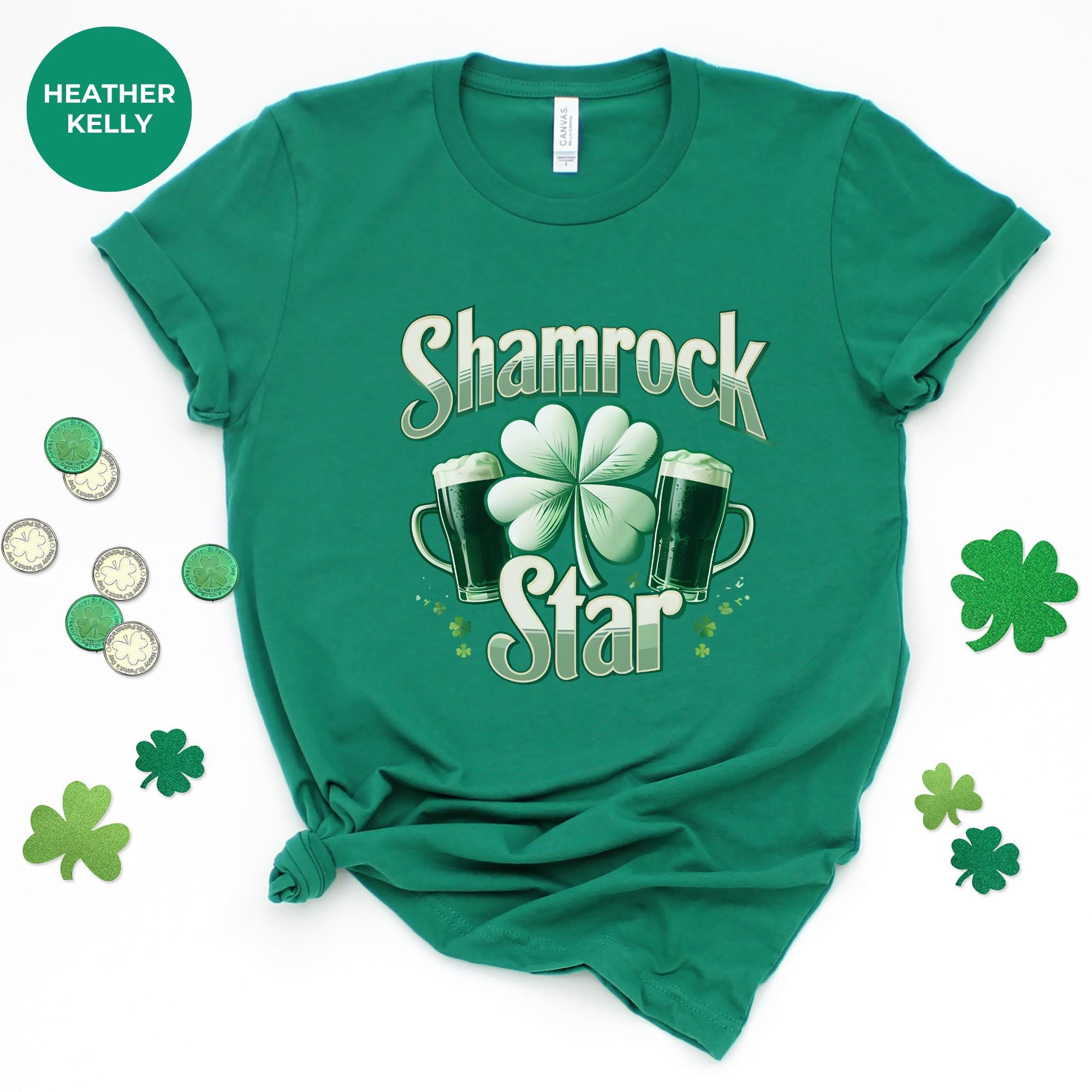 Shamrock star shirt | St Patricks Day | Saint Patrick's Day Shirt | Shamrock Gift For St Patricks Day | Celebrate St Patricks | gift for her