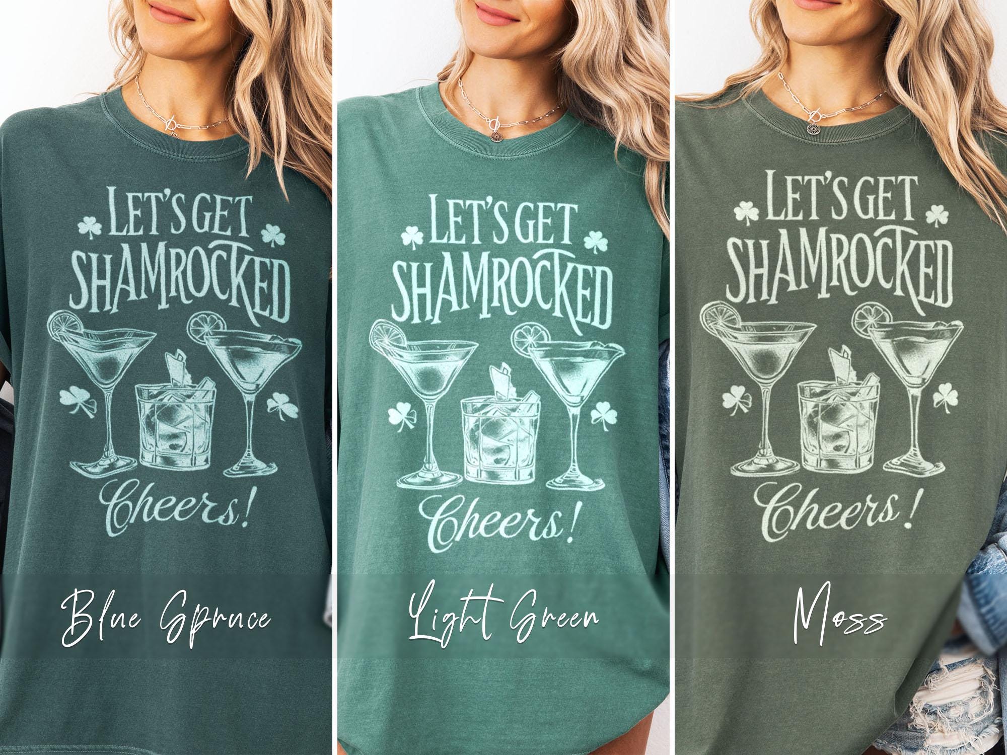 Shamrocked T-Shirt, Let's Get Shamrocked Tee, St. Patrick's Day Shirt, Unisex Party T-Shirt, Cheers Celebration Top