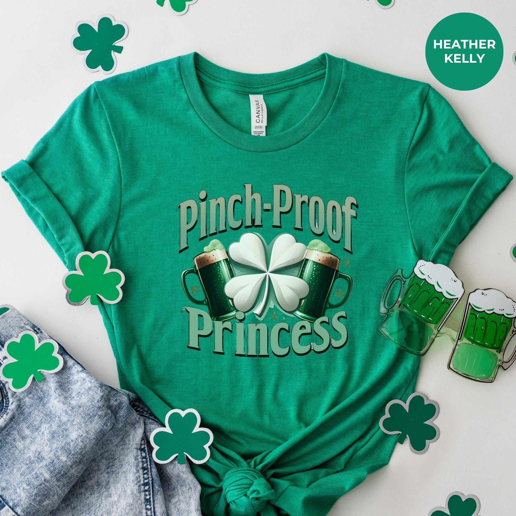 Pinch proof princess - Shamrock Gift For St Patricks Day | St. Patrick's Day Shirt | Saint Patrick's | Gift For Her - Personalized clothing