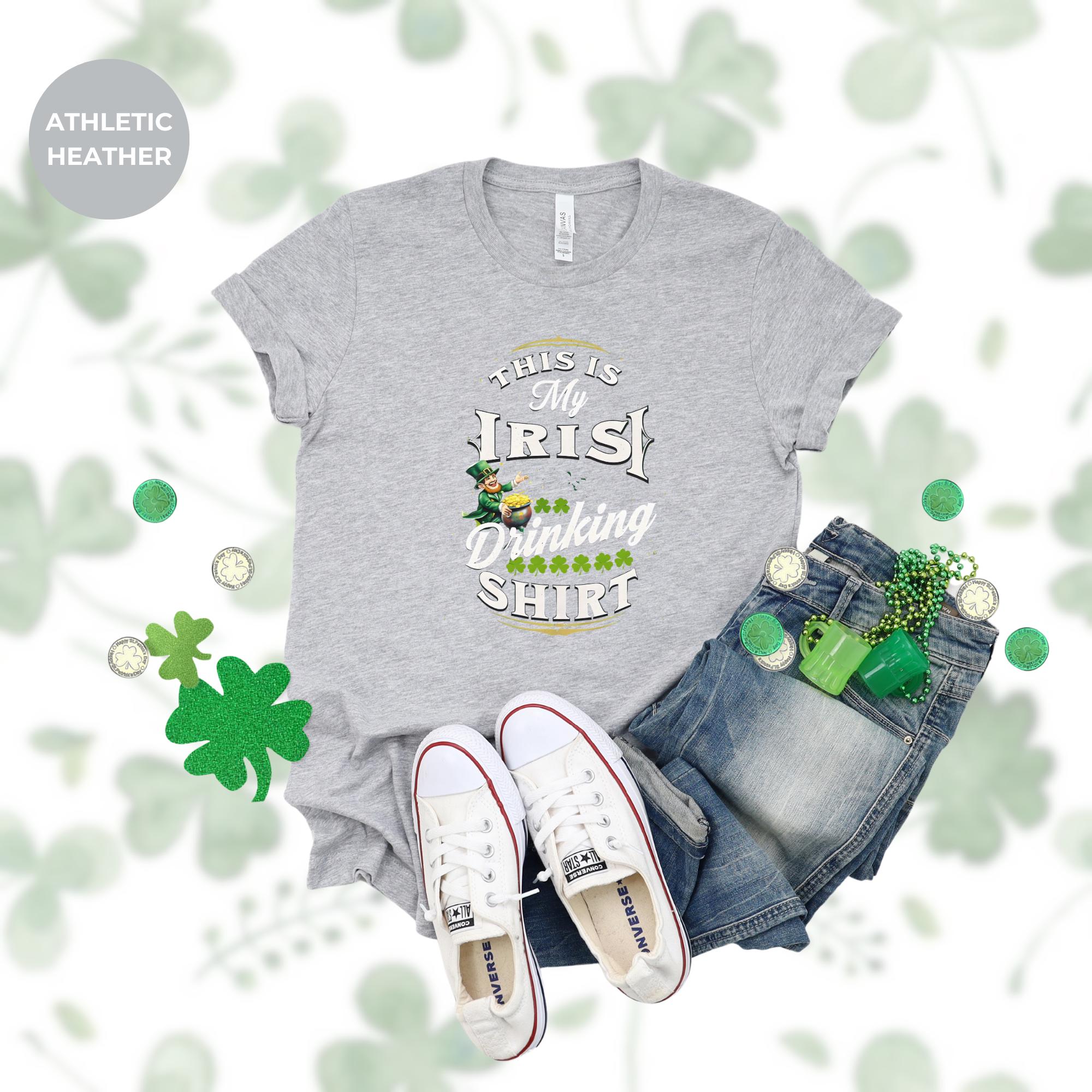 Drinking shirt for St. Patrick's Day | T-Shirt for Women | Green Shirt | Irish Tee | St. Patrick's Shirt | Shamrock Design | womens clothing