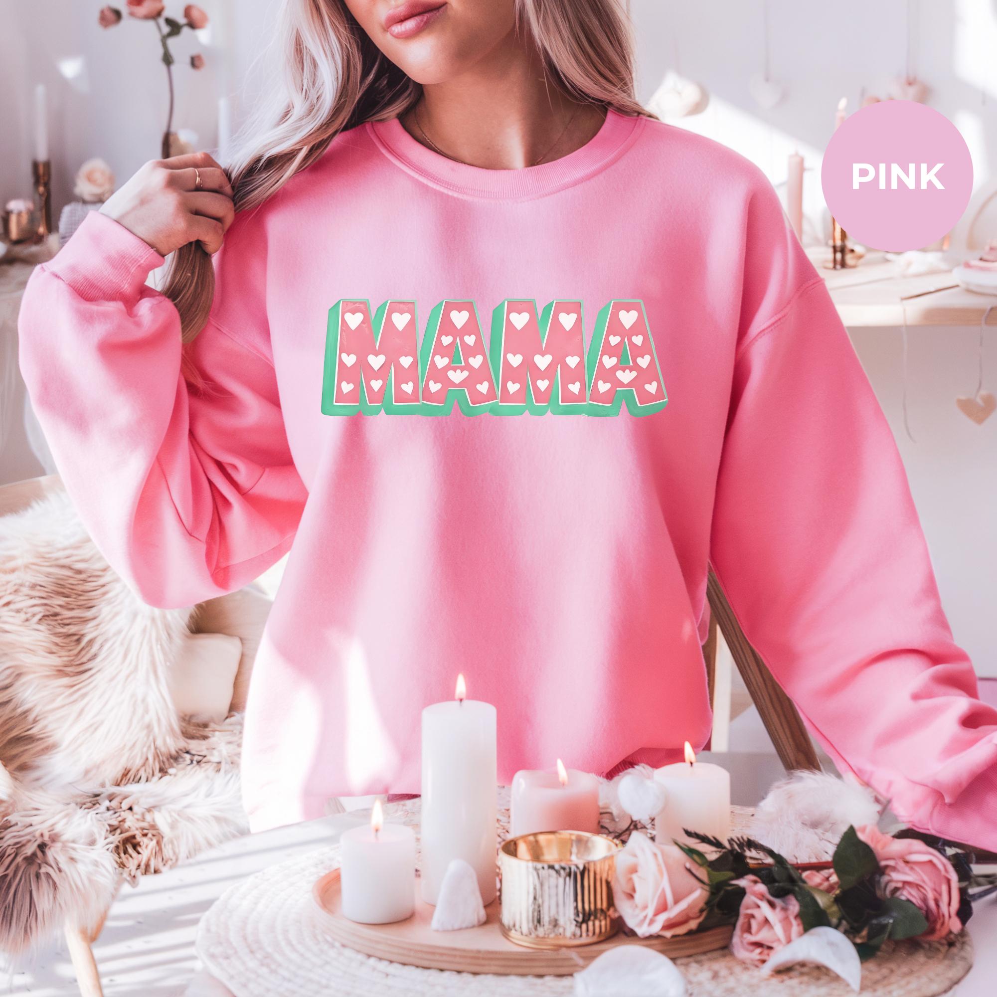 Mama Valentine Sweatshirt | Womens Valentines Day Sweatshirt | Mama Heart Sweatshirt | Valentines Day Mom Shirt