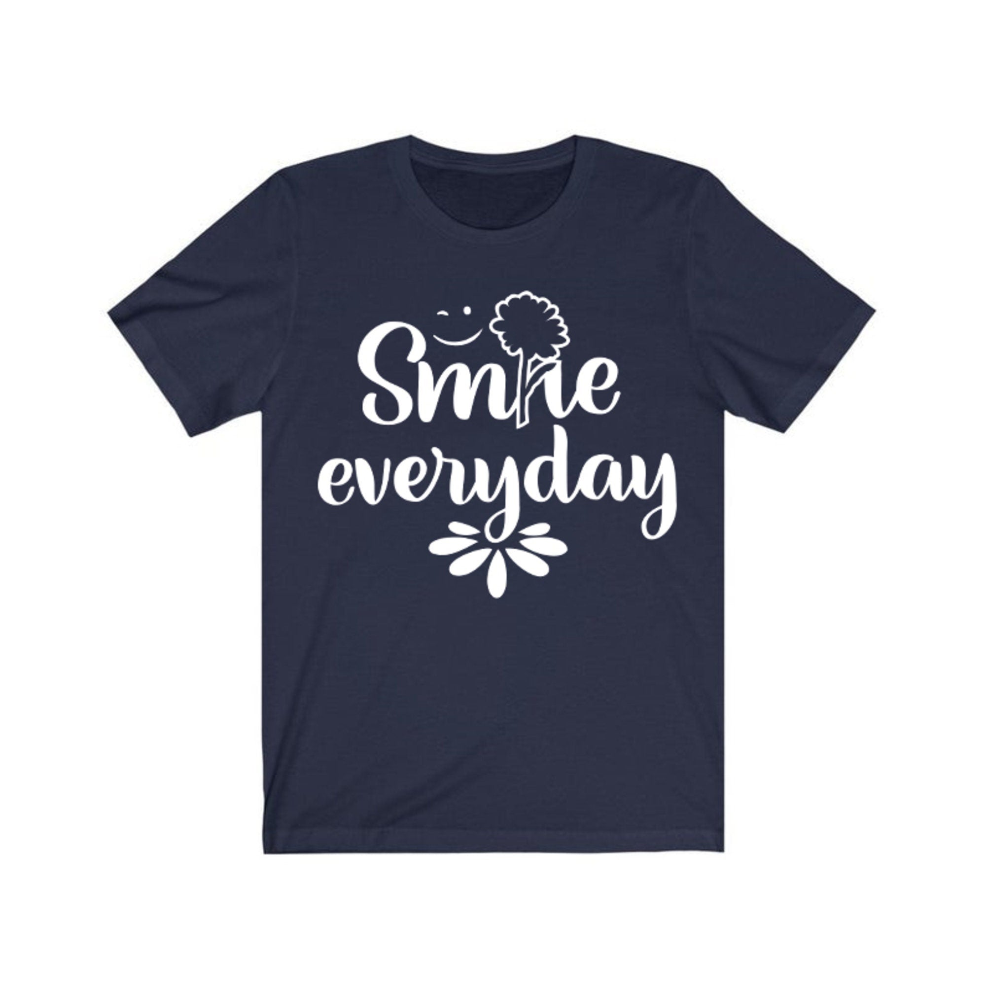 Smile Everyday T-Shirts | Smile Shirt | Positive Shirt | Smile TShirt | Good Vibes Shirt | Happiness Shirt | | Cute Teacher Shirts | Tees