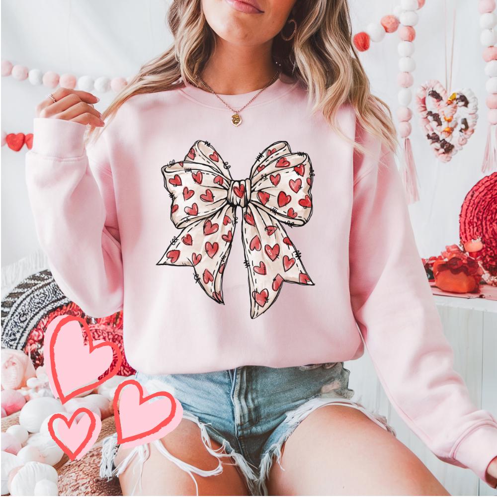 Valentines Day Sweatshirt | Cute & Comfy Valentine’s Gift | Romantic Heart Pullover | Couples Matching Sweatshirt