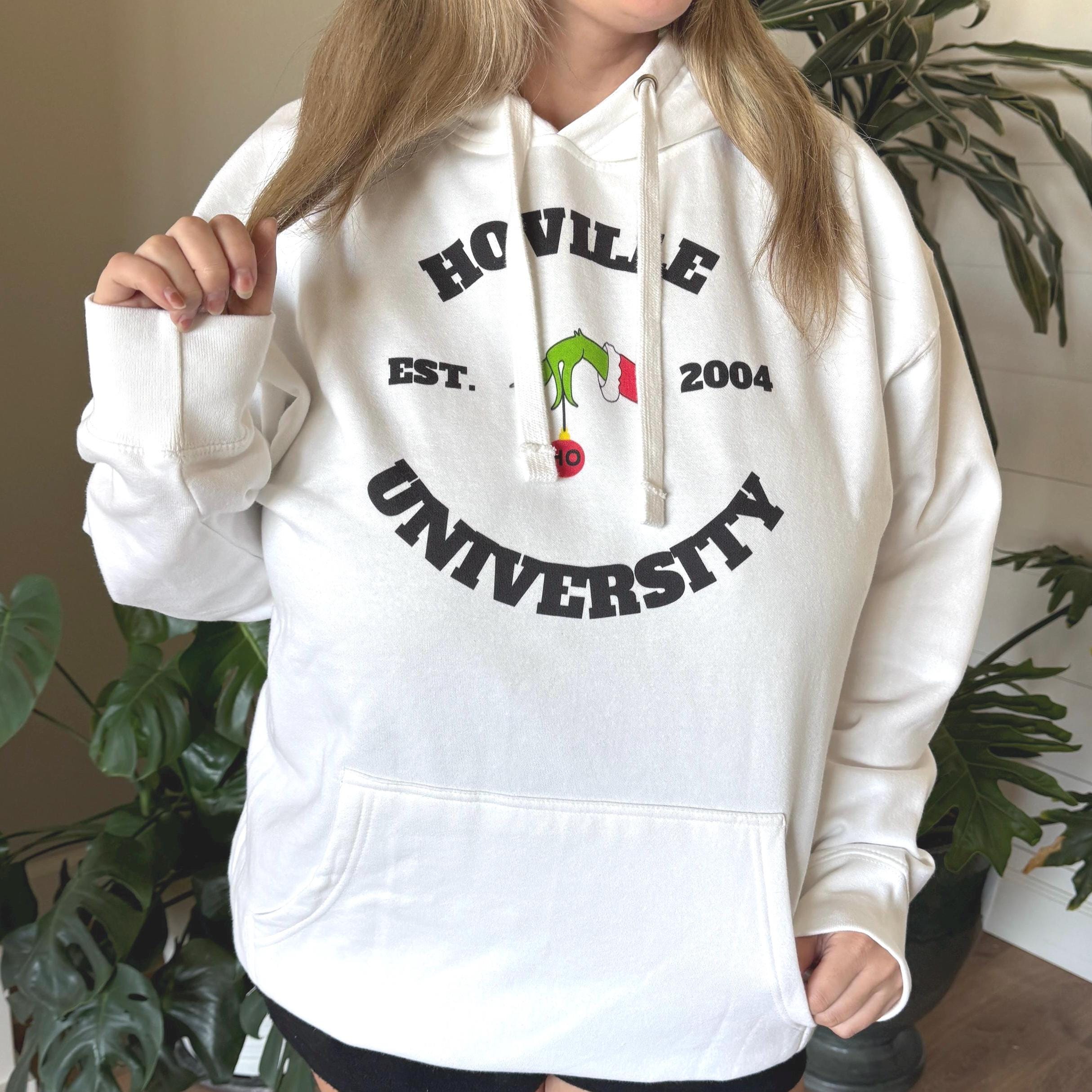 Christmas Whoville - Hoville University (Customizable Year) Sweatshirt, Personalized Christmas Gift, Xmas Party Shirt, Christmas Family Gift