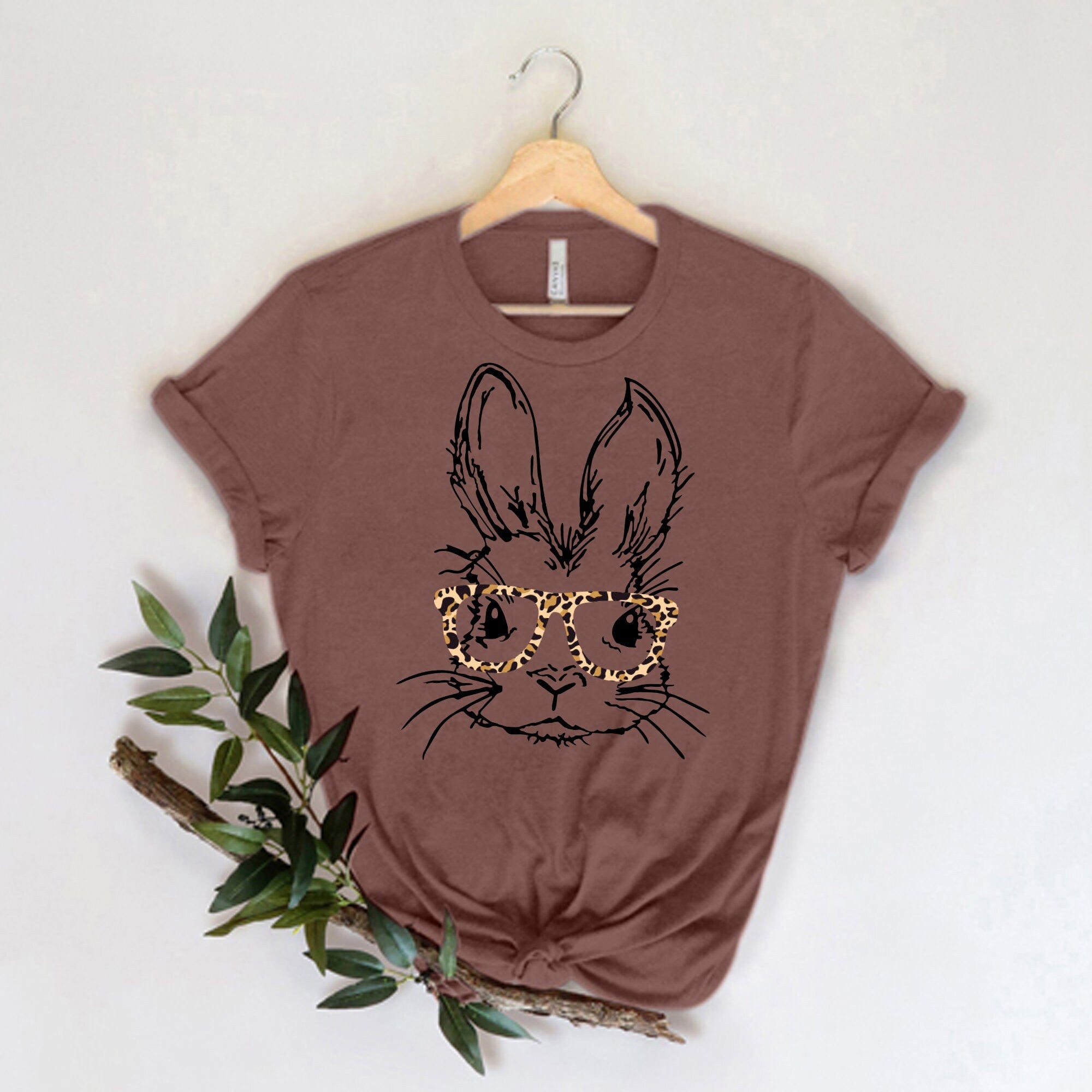 Bunny Head T-shirt | Short-Sleeve Unisex T-Shirt | Everyday Shirt For Her | Graphic Women Tees | Summer Outfit Shirt