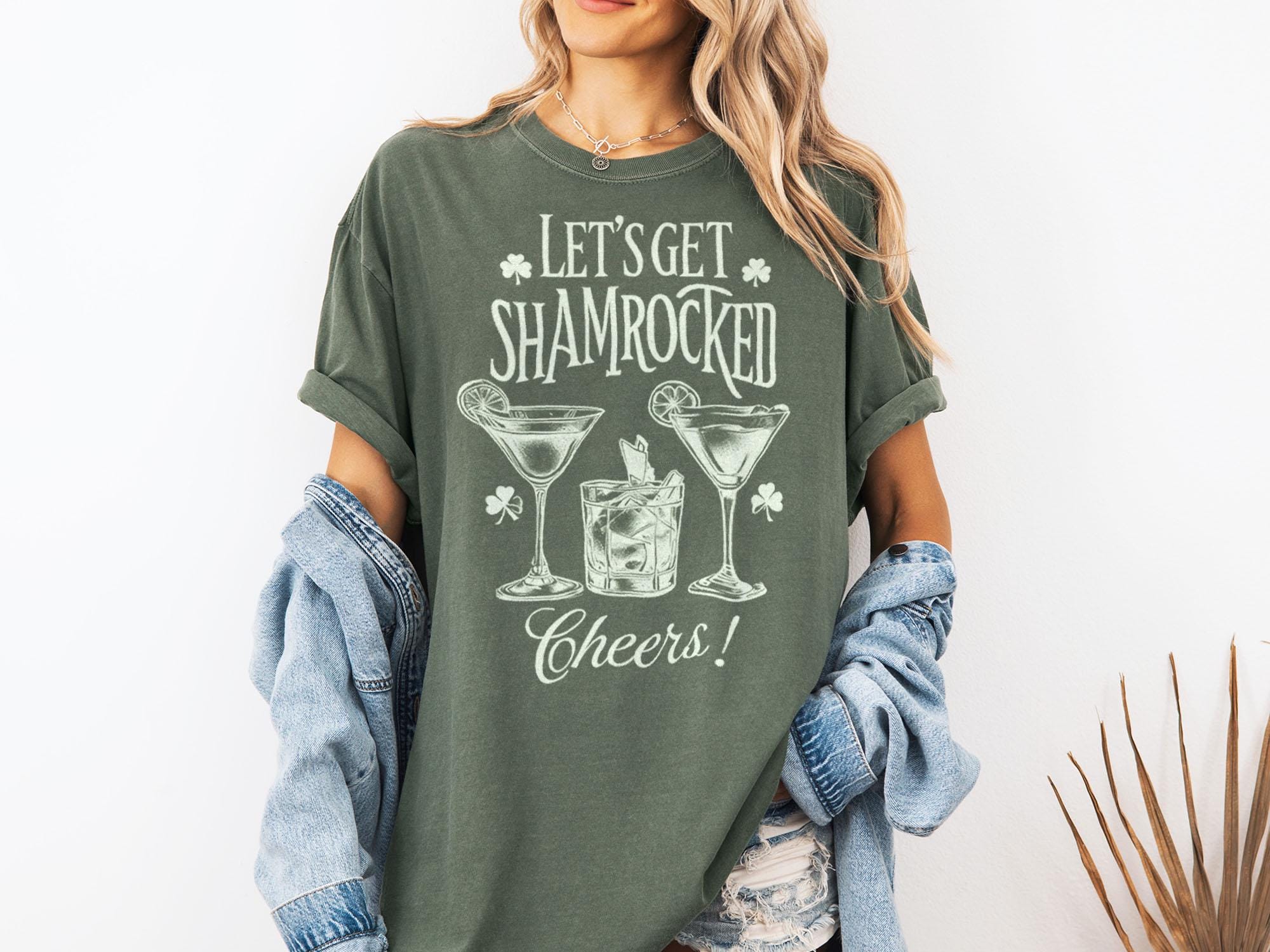 Shamrocked T-Shirt, Let's Get Shamrocked Tee, St. Patrick's Day Shirt, Unisex Party T-Shirt, Cheers Celebration Top