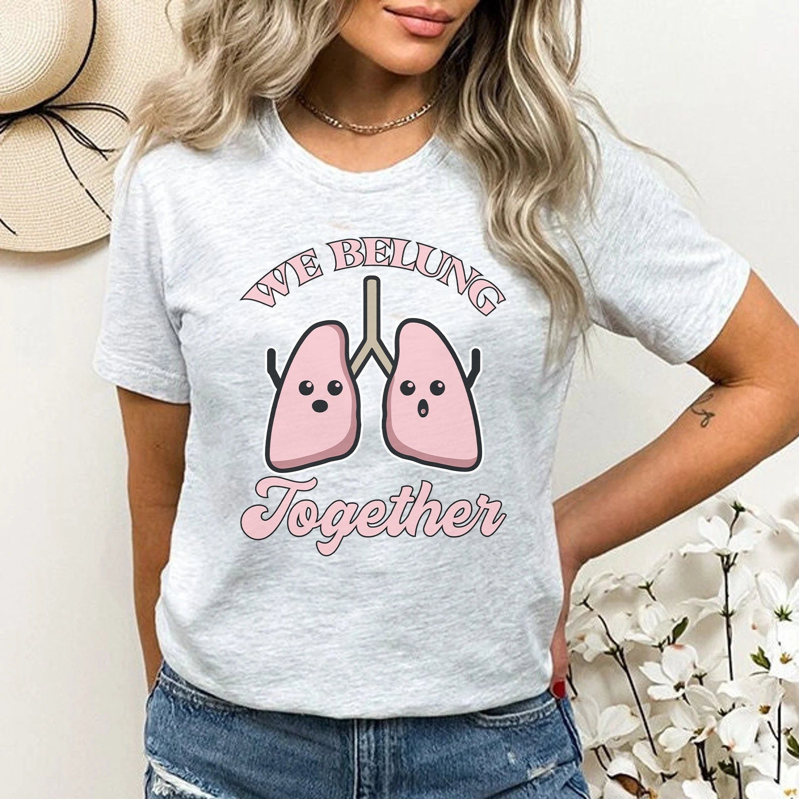 Nurse Valentines Shirt | We Belung Together T-shirt | Respiratory Rt Lung Shirt - Supper Soft Valentine Shirt for the Nurse in your life!