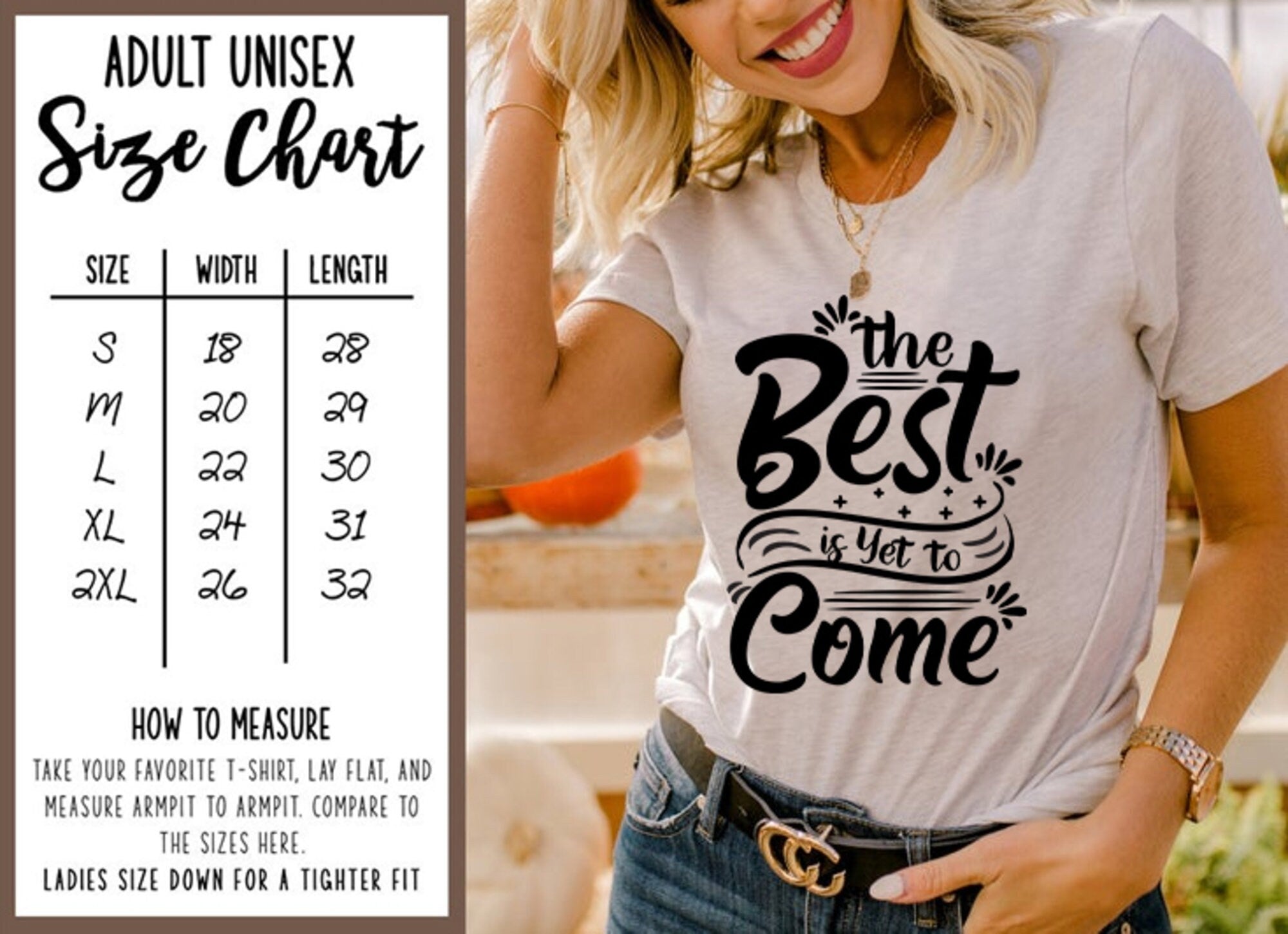 The Best Is Yet To Come T-shirts | Organic T Shirt | Positive Vibes Shirt | Choose Happy Tee Shirt | Inspiration Shirt | Slogan T Shirt