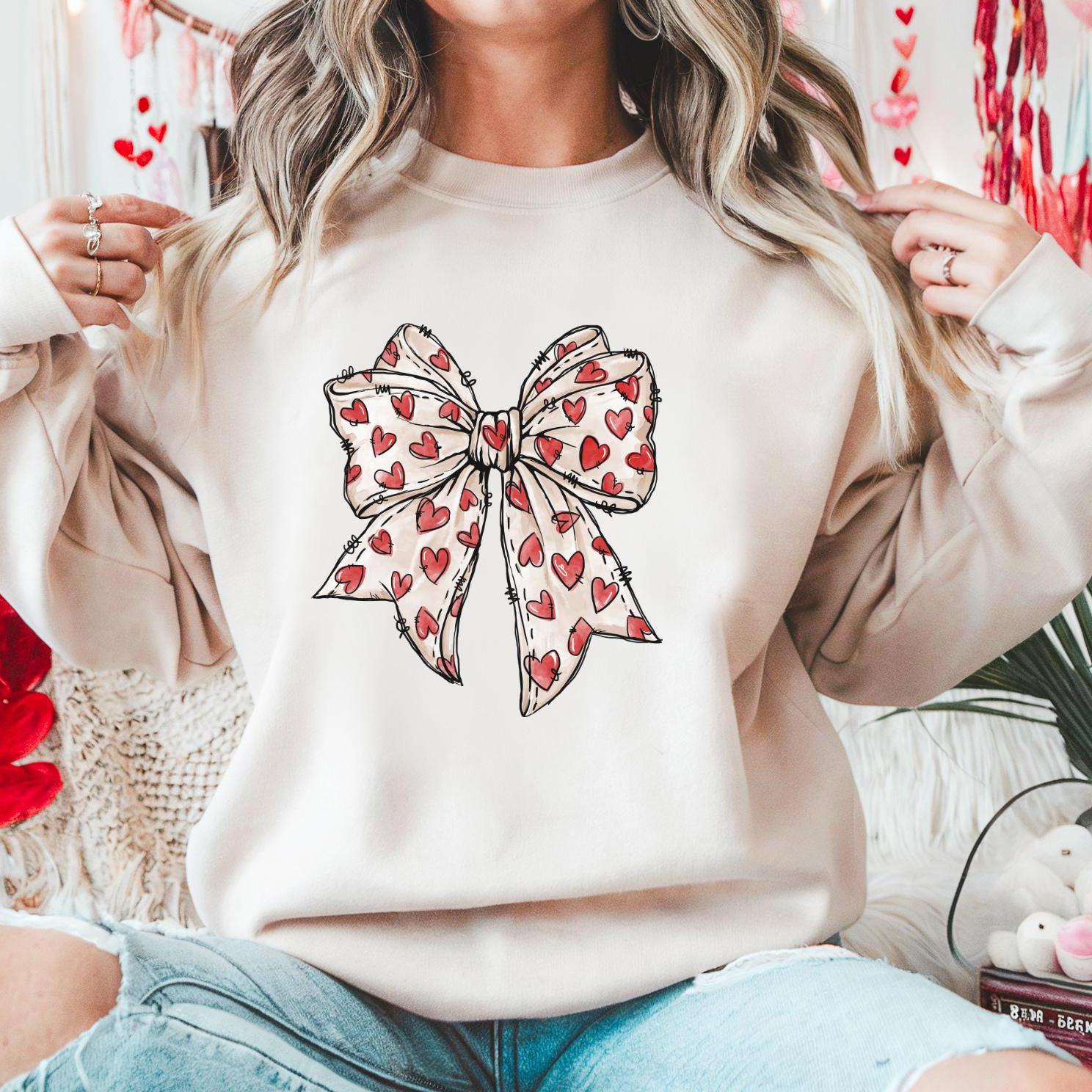 Valentines Day Sweatshirt | Cute & Comfy Valentine’s Gift | Romantic Heart Pullover | Couples Matching Sweatshirt