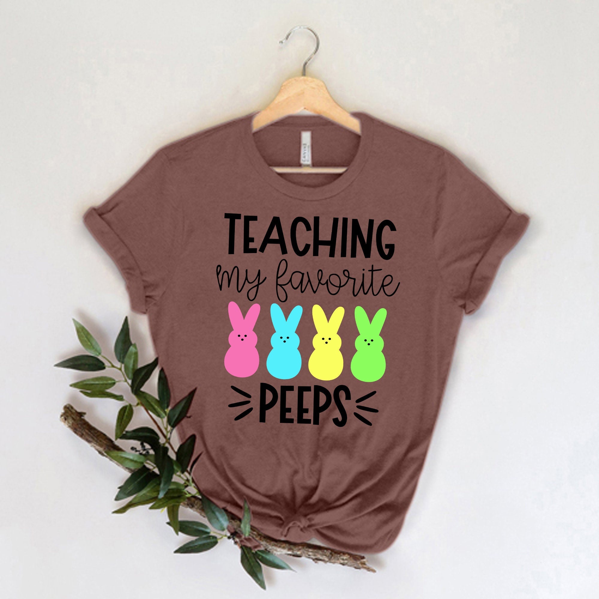 Teaching My Favorite Peeps T-shirt | Short-Sleeve Unisex T-Shirt | Everyday Shirt For Her | Graphic Women Tees | Summer Outfit Shirt