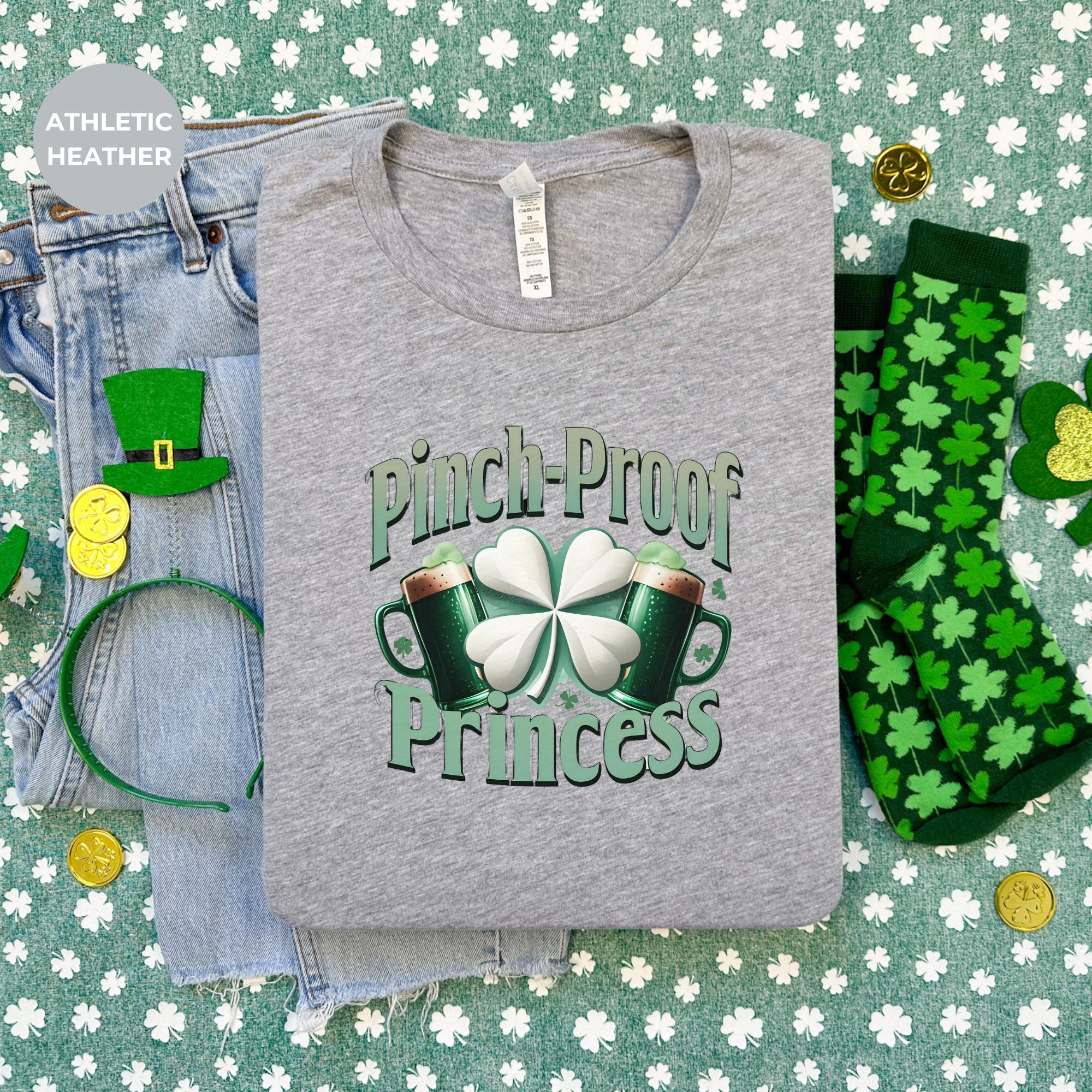 Pinch proof princess - Shamrock Gift For St Patricks Day | St. Patrick's Day Shirt | Saint Patrick's | Gift For Her - Personalized clothing