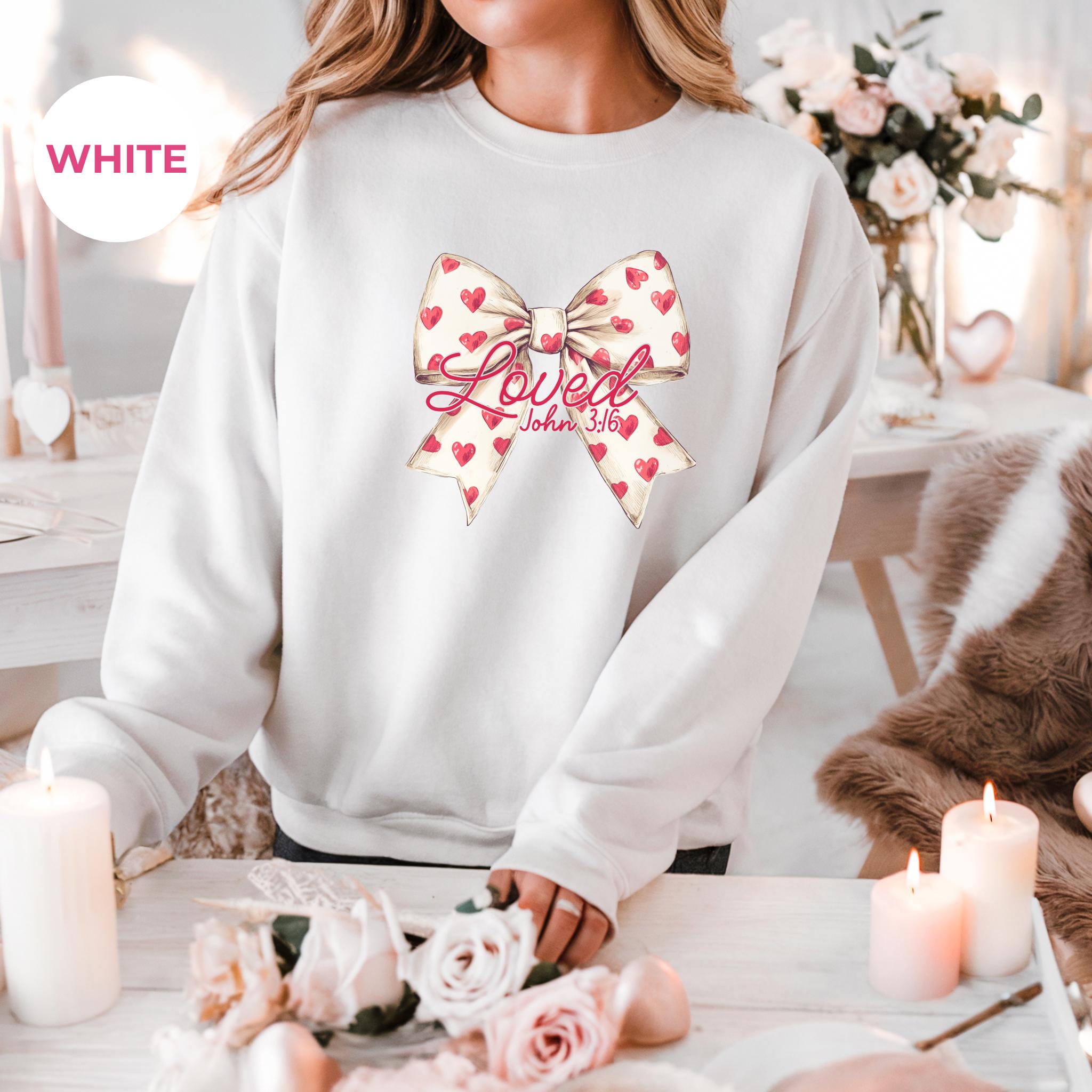 Valentine Sweatshirt, Heart Pullover, Cute & Comfy Gift, Couples Matching Sweatshirt, Romantic Top