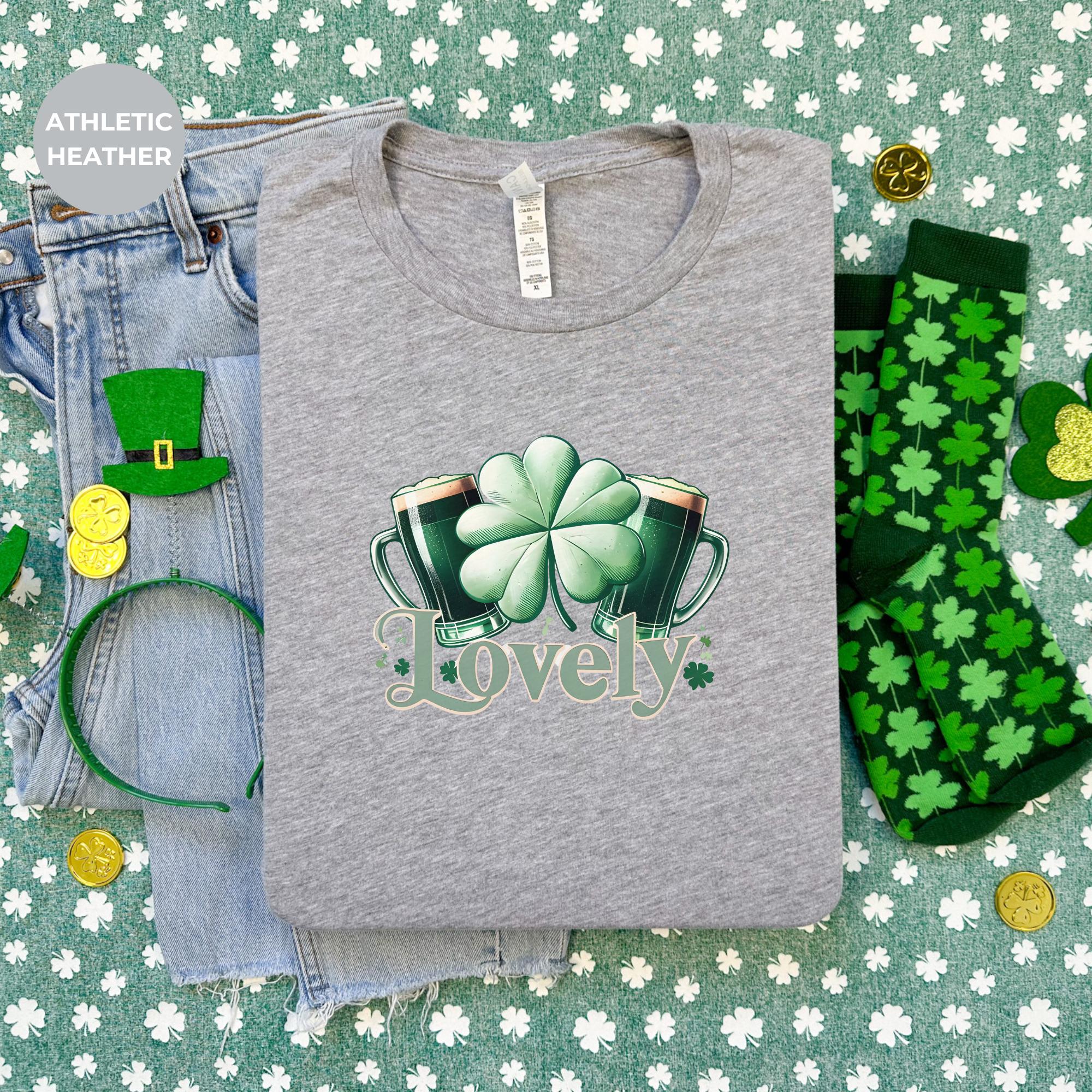 Lovely Shamrock Shirt for St Patricks Day | Saint Patrick's Day Shirt | Shamrock Gift For St Patricks Day | Celebrate St Patrick's- clothing