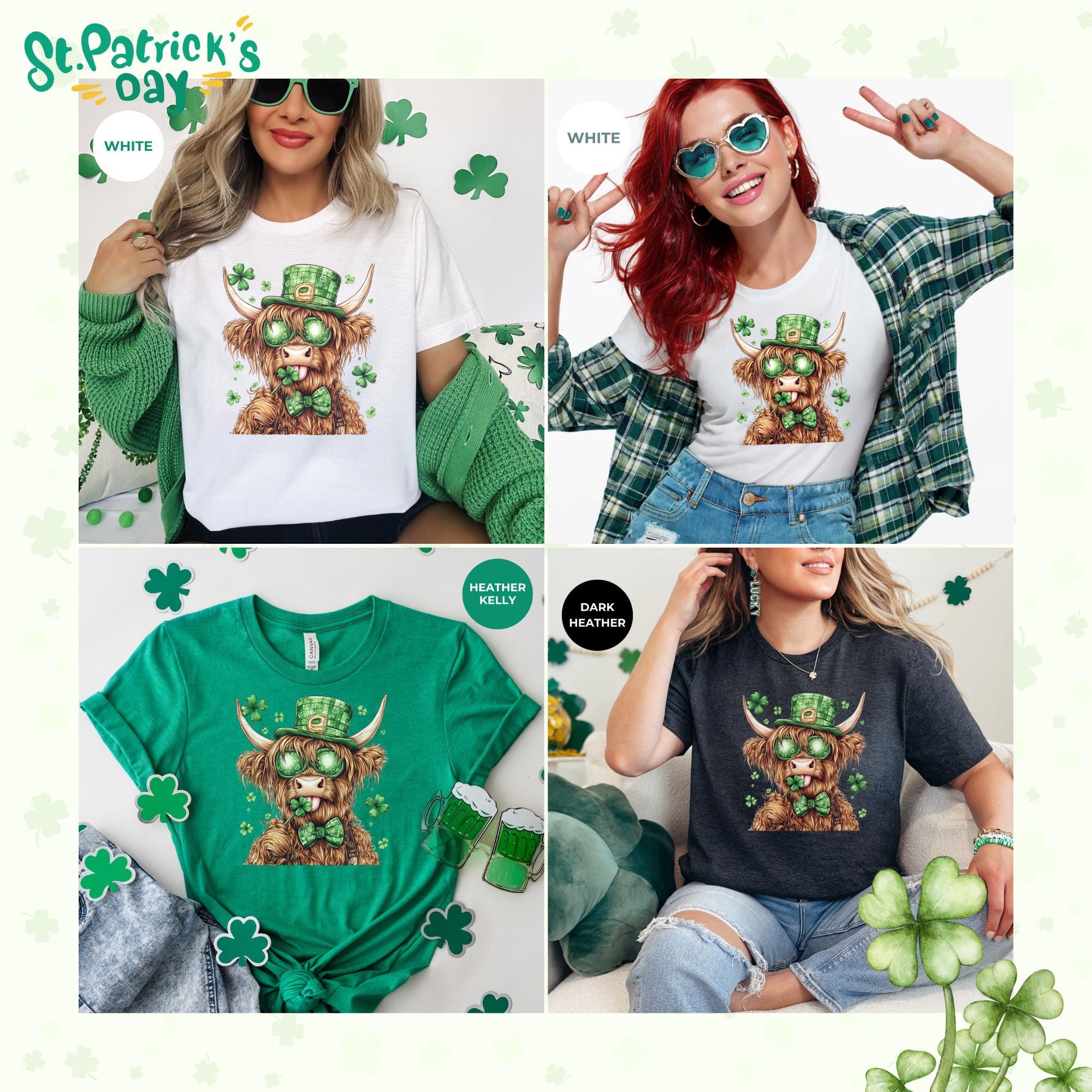 St. Patrick's Day Shirt for Women – Funny Irish Tee – Cute Lucky St. Patty’s Day TopSaint Patricks Day Shirt , Dog t shirts, tshirt women