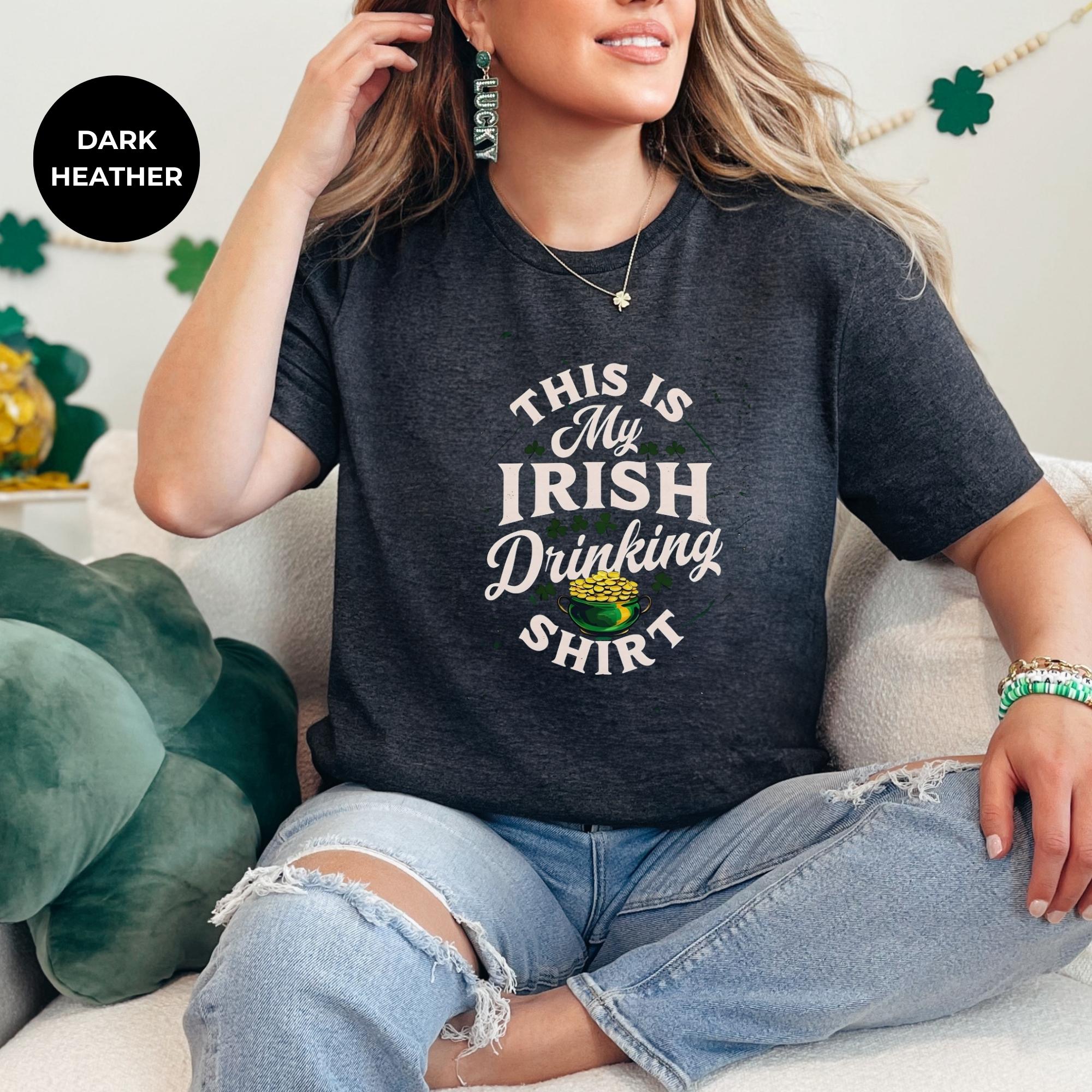 Irish shirt for St. Patrick's Day T-Shirt for Women | Irish Shirt | Lucky Clover Tee | Green Shirt | Festival Apparel | Celebration Top