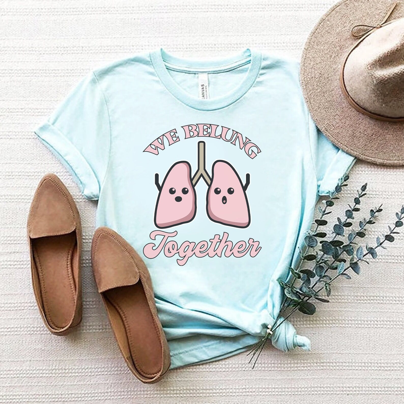 Nurse Valentines Shirt | We Belung Together T-shirt | Respiratory Rt Lung Shirt - Supper Soft Valentine Shirt for the Nurse in your life!