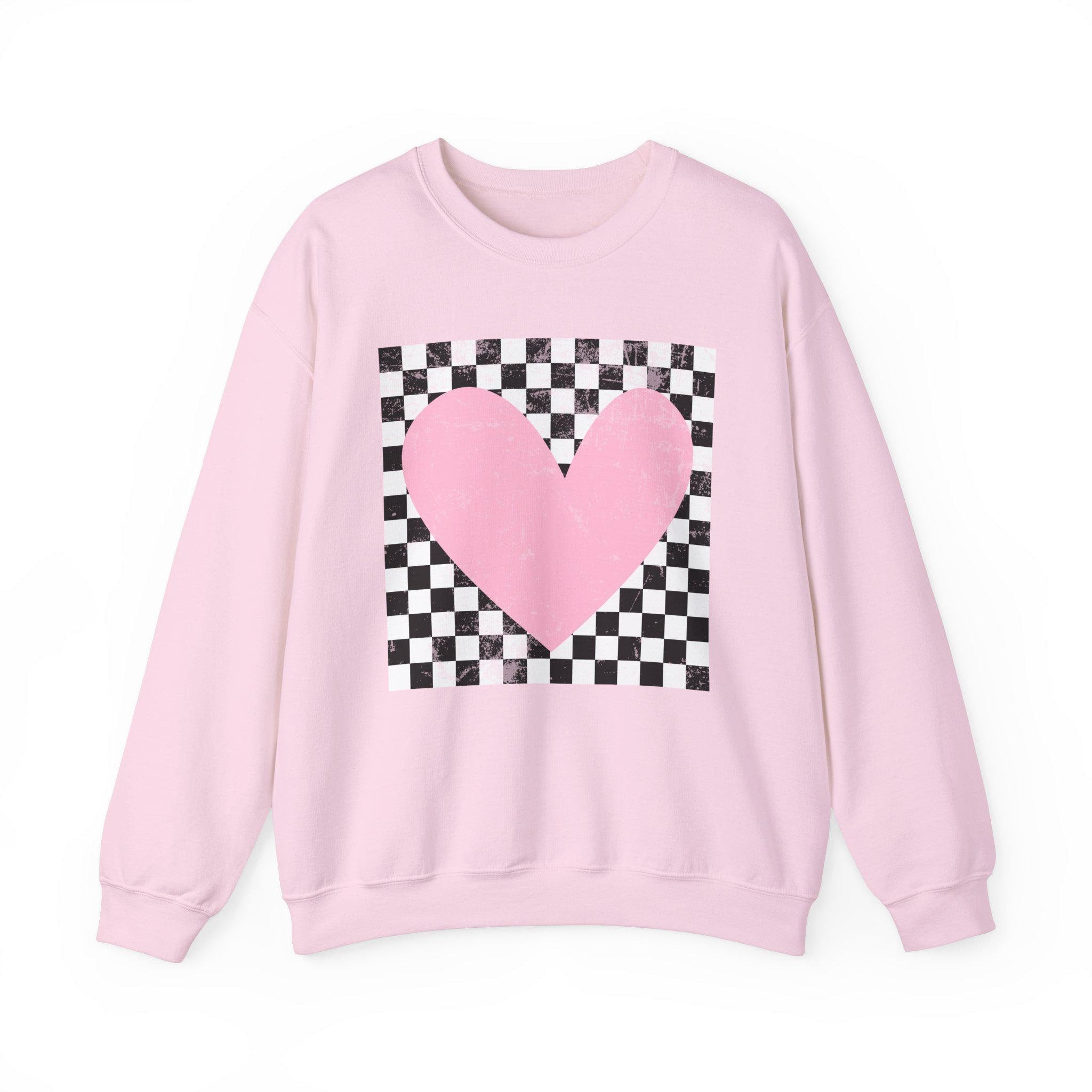 Valentine Sweatshirt for Women – Romantic Heart Pullover – Cute Cozy Gift for Her