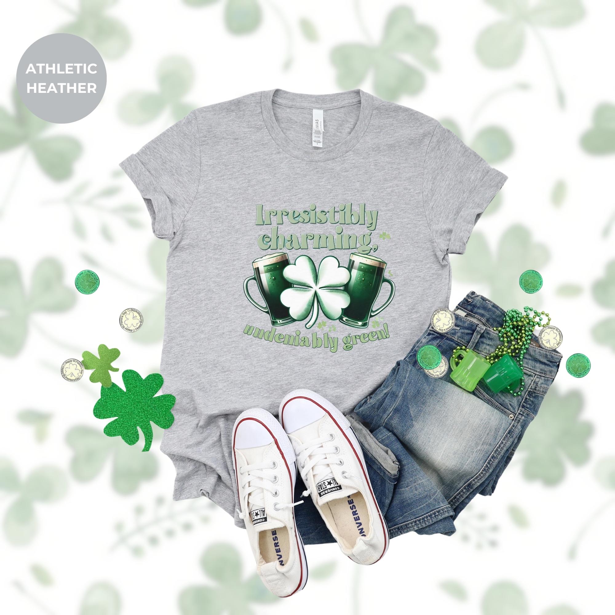 Irresistibly Charming Green Shirt | Saint Patrick's Shirt | Irish T-Shirt | Green St. Patrick's Shirt | Women's Irish Shirt | Holiday Gift